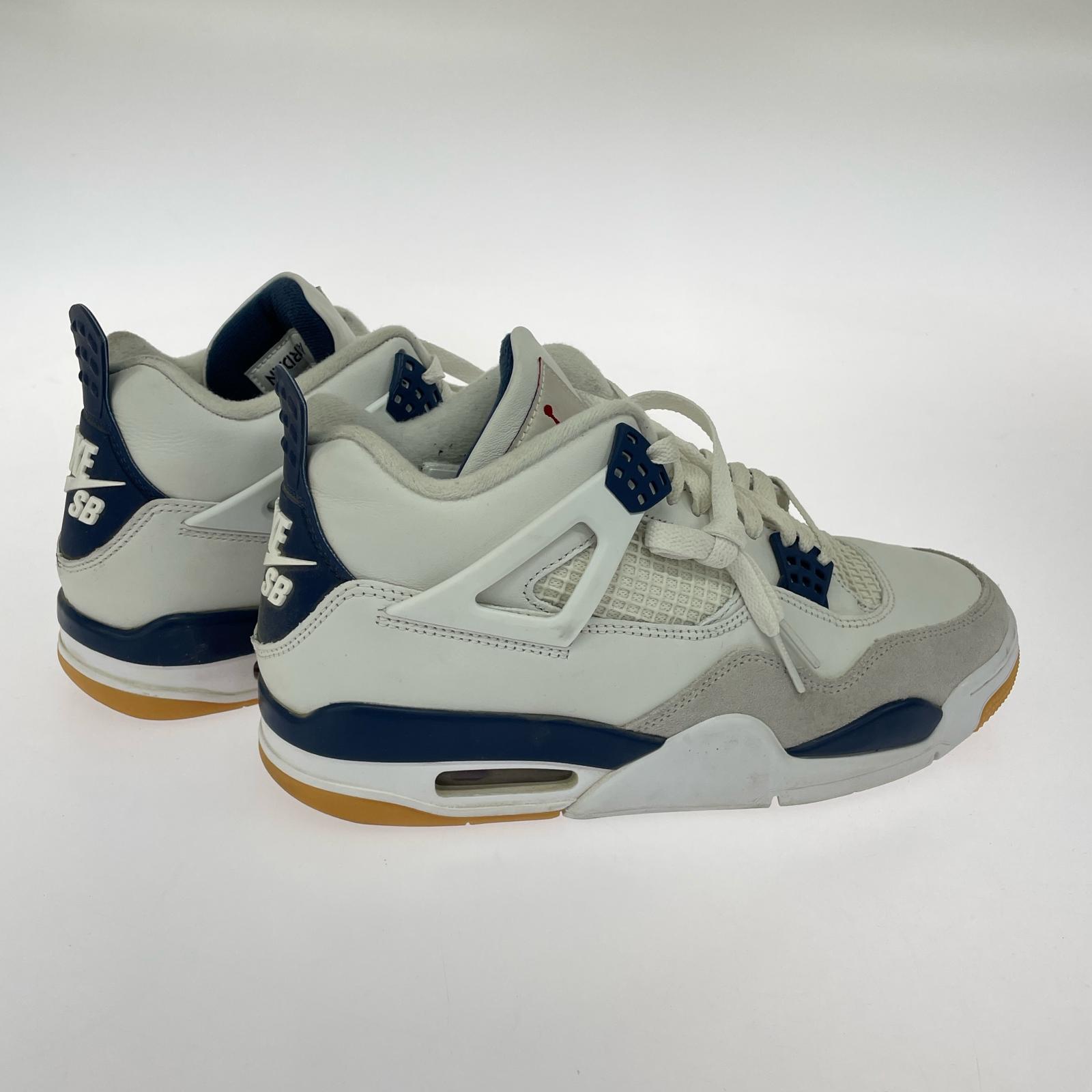 スニーカー NIKE SB Air Jordan 4 DR5415-100青(27cm) 27cm (US9 UK8 1/2 EU44) ホワイト