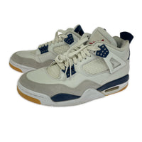 スニーカー NIKE SB Air Jordan 4 DR5415-100青(27cm) 27cm (US9 UK8 1/2 EU44) ホワイト