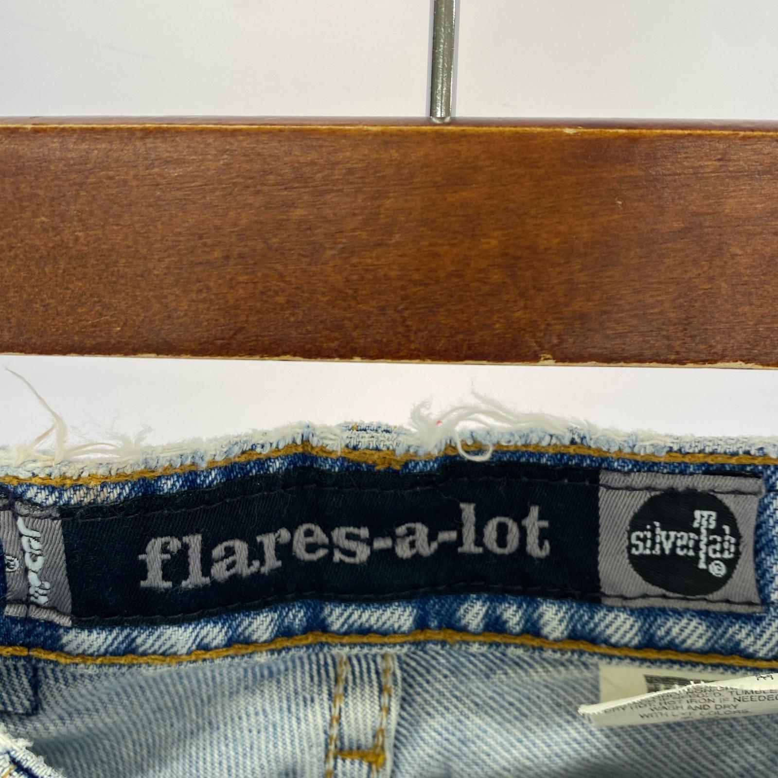 パンツ 90s SilverTab flares a lot サックス ブルー