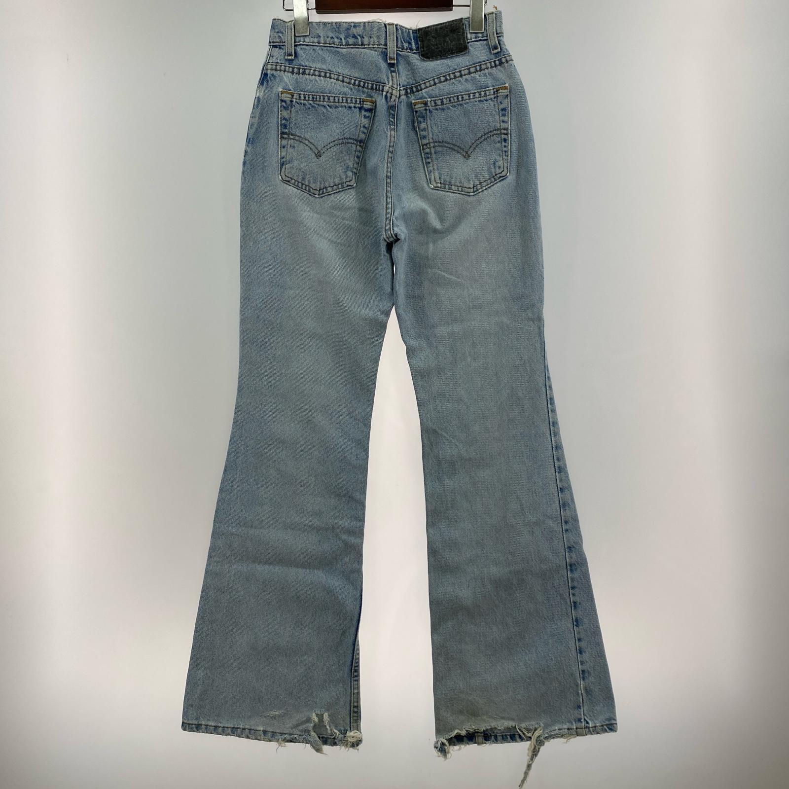パンツ 90s SilverTab flares a lot サックス ブルー