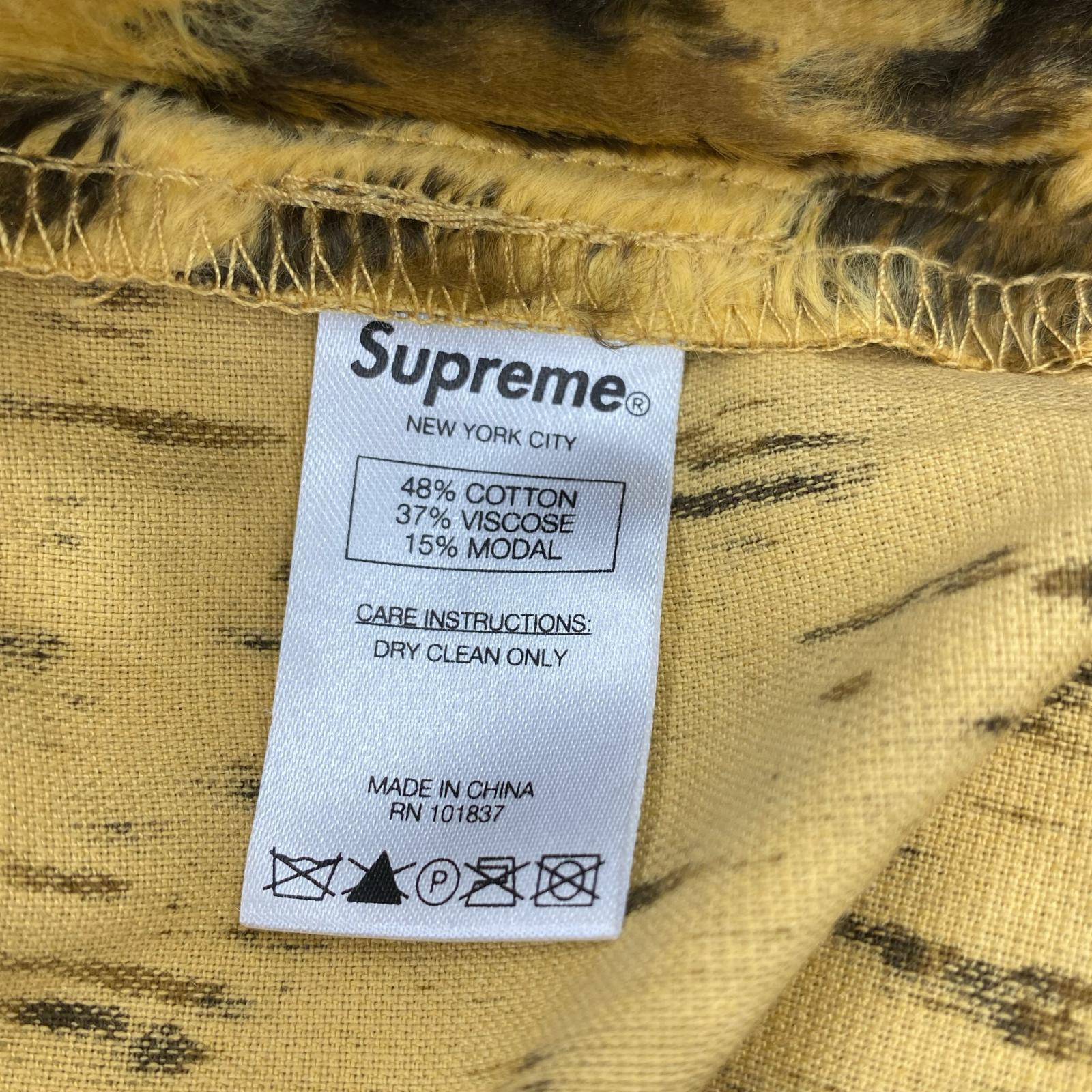 パンツ 14SS Fur Belted Short (30) フェイクファー レオパード ブラウン