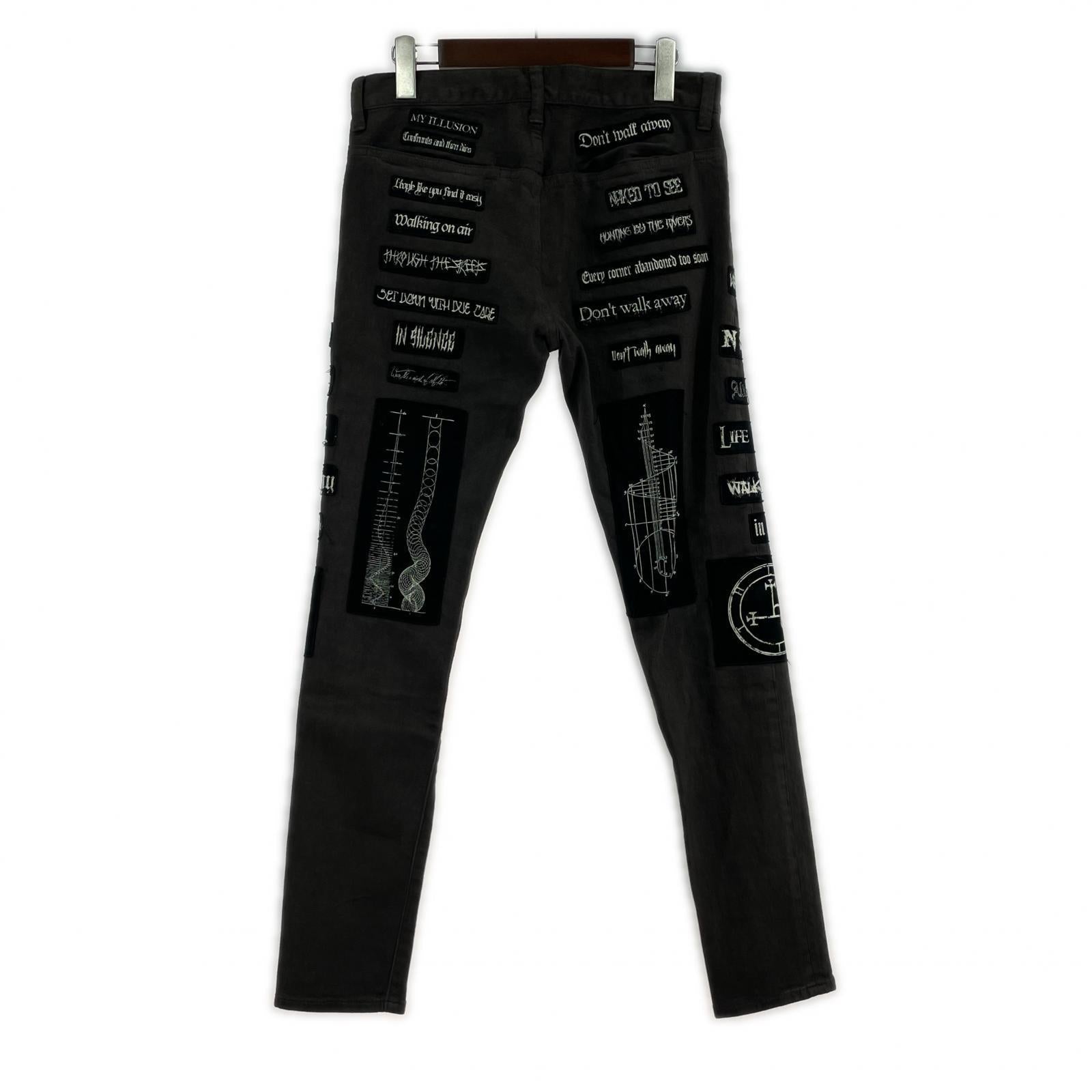 パンツ 18SS パッチ ストレッチパンツ UCU4507 (2) 2 ブラック