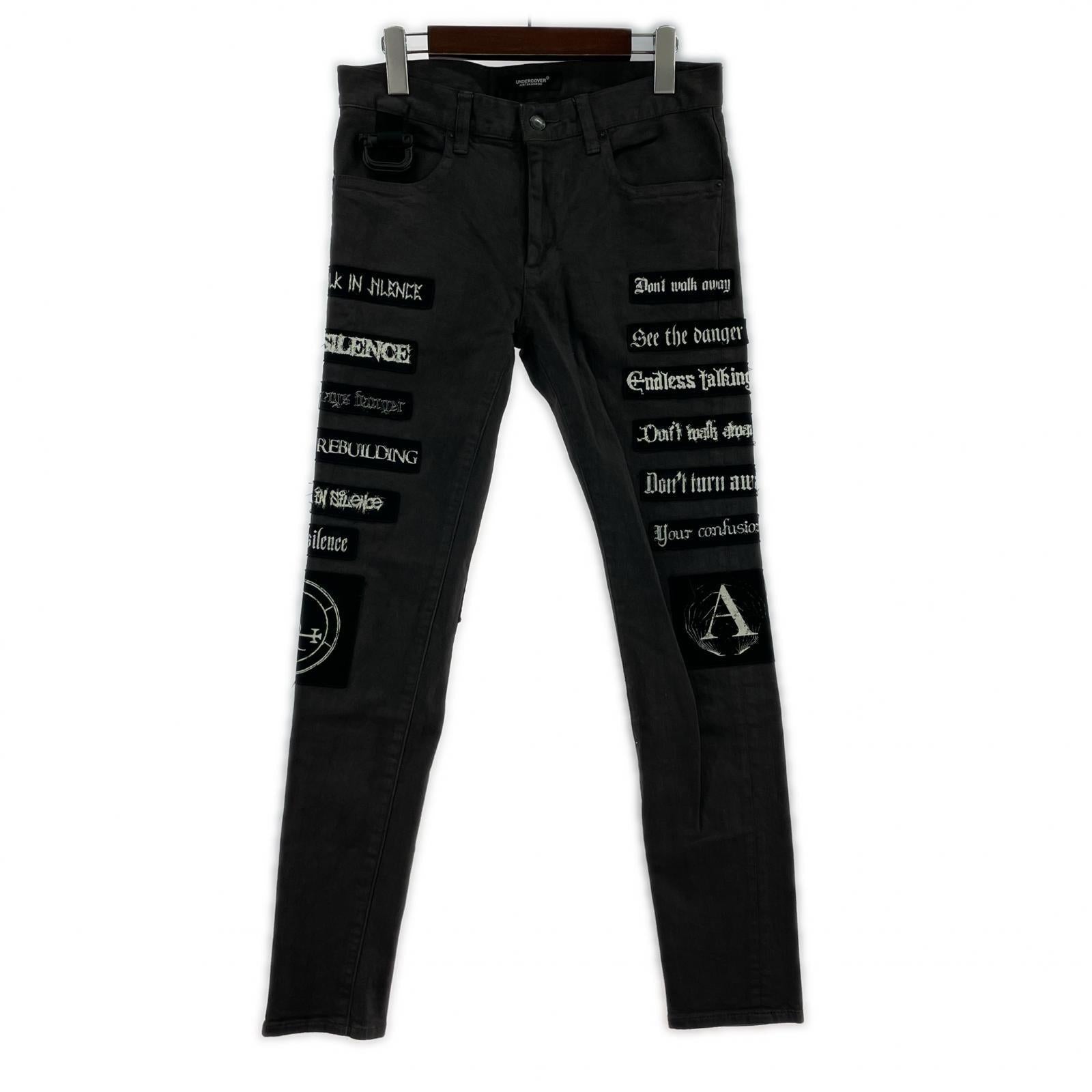 パンツ 18SS パッチ ストレッチパンツ UCU4507 (2) 2 ブラック