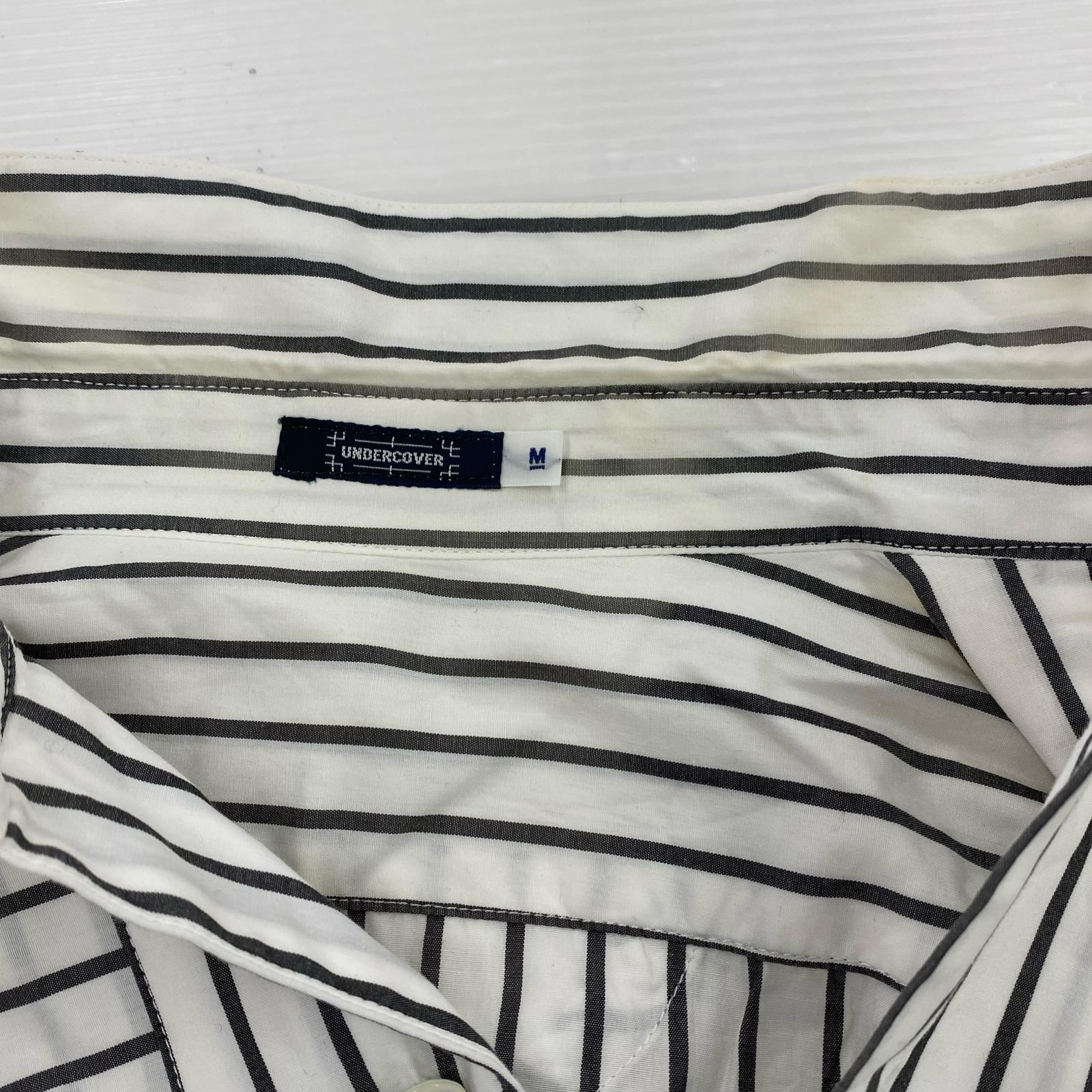 長袖シャツ 01AW DAVF期 ストライプ アナーキーシャツ (M) M ホワイト