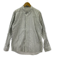 長袖シャツ 01AW DAVF期 ストライプ アナーキーシャツ (M) M ホワイト