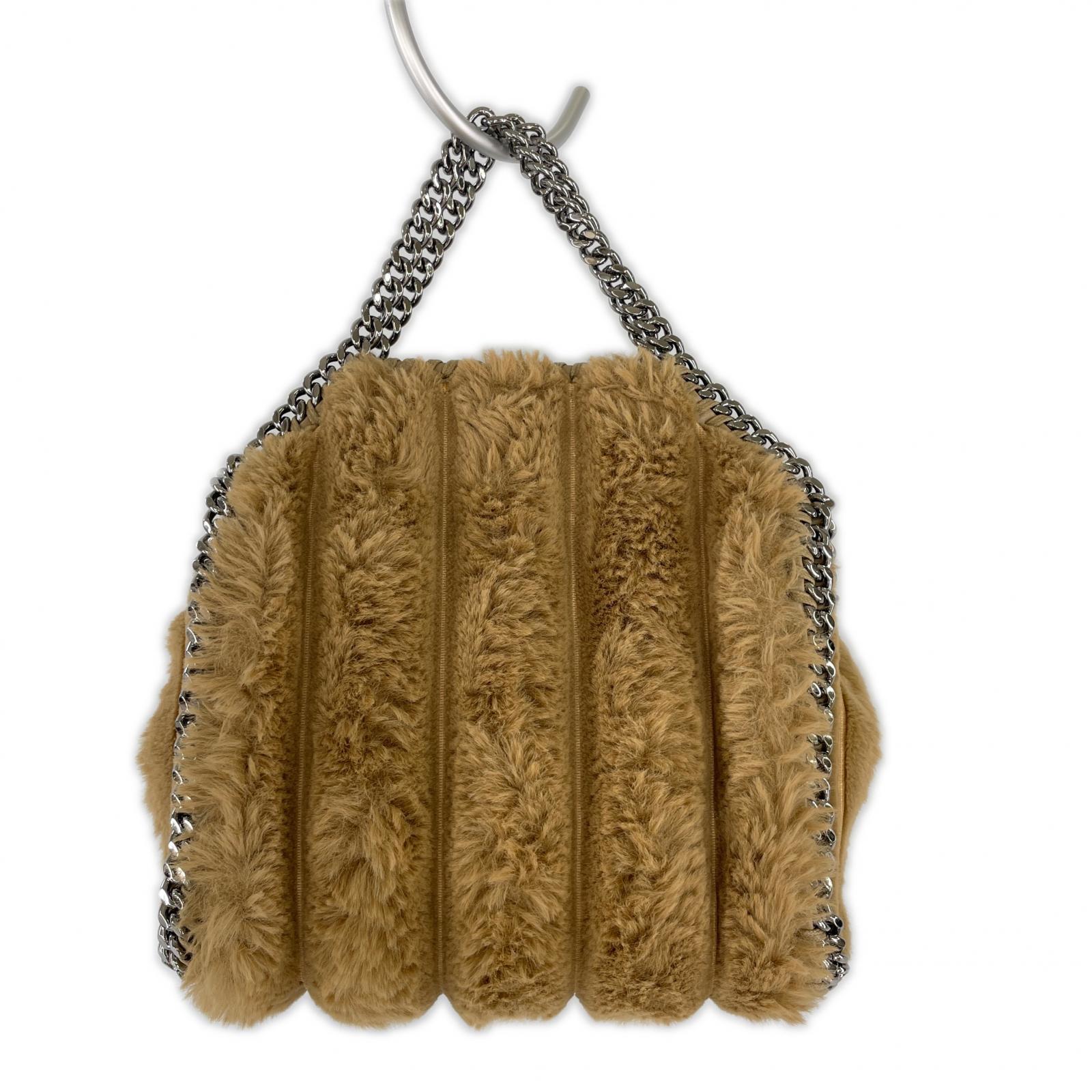 ハンドバッグ STELLA McCARTNEY WP0051 22AW ファラベラ2wayトートバック キャメル