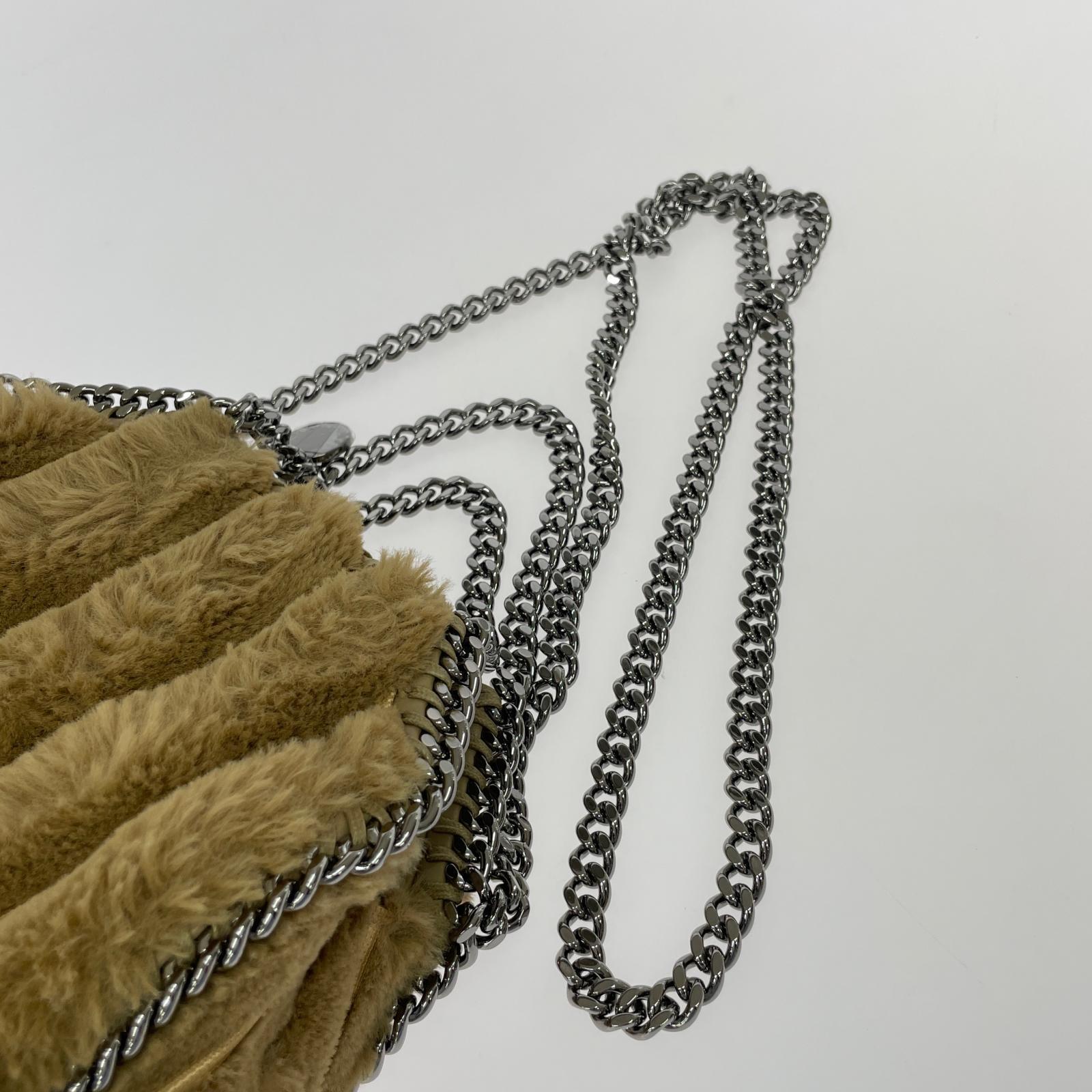 ハンドバッグ STELLA McCARTNEY WP0051 22AW ファラベラ2wayトートバック キャメル
