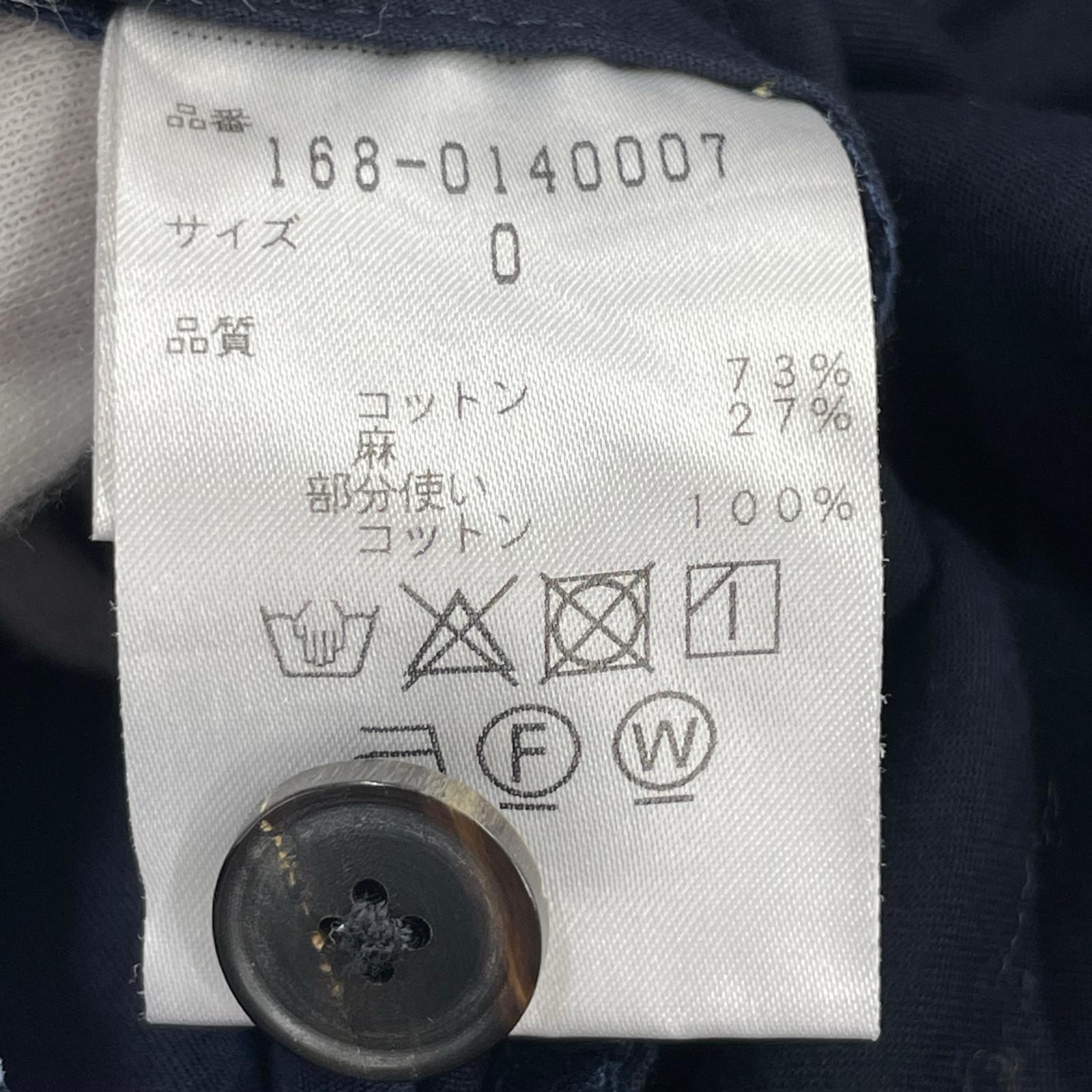 パンツ YLEVE ワイドタックパンツ NVY ネイビー