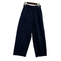 パンツ YLEVE ワイドタックパンツ NVY ネイビー