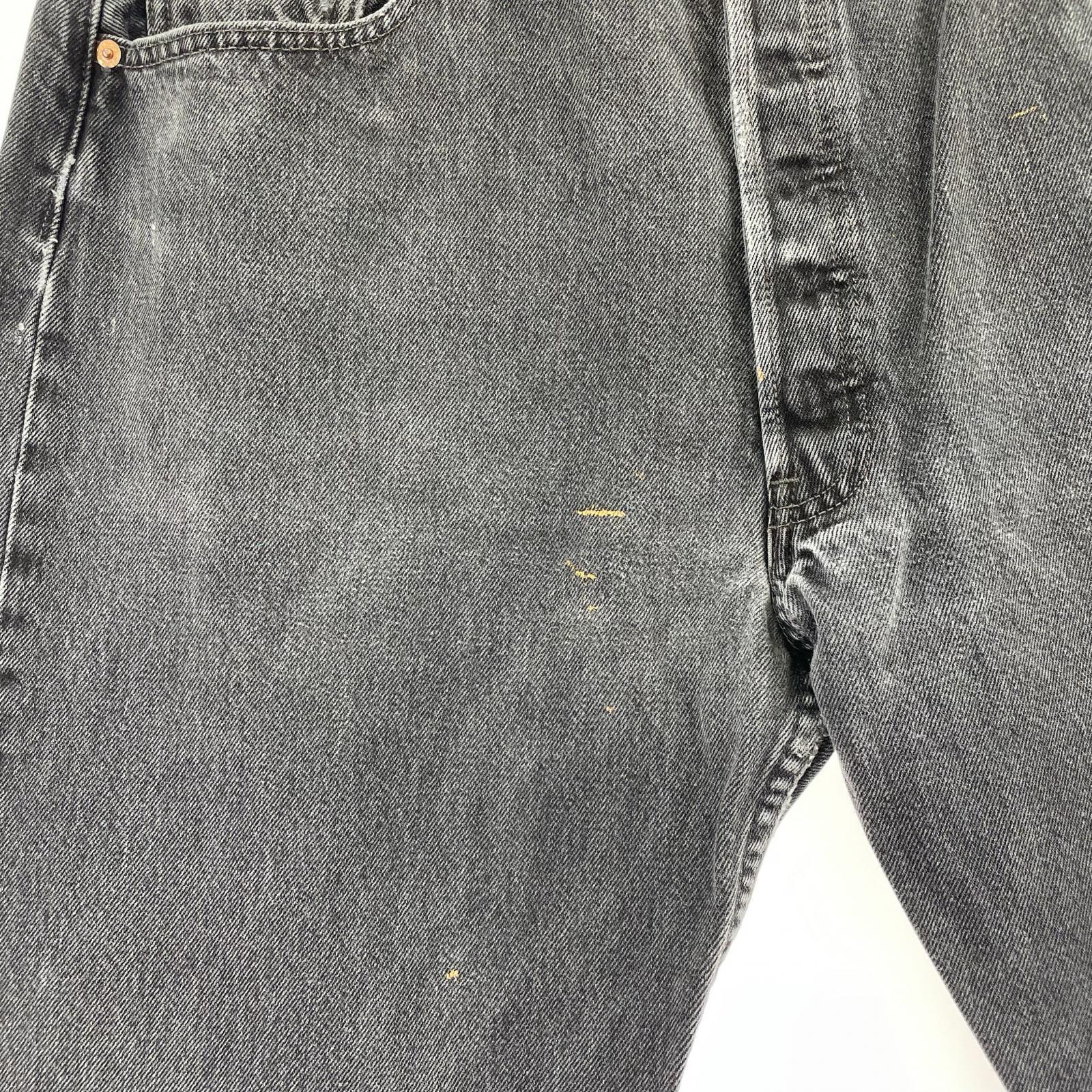 デニムパンツ 501 black denim pants USA 後染め 38 ブラック