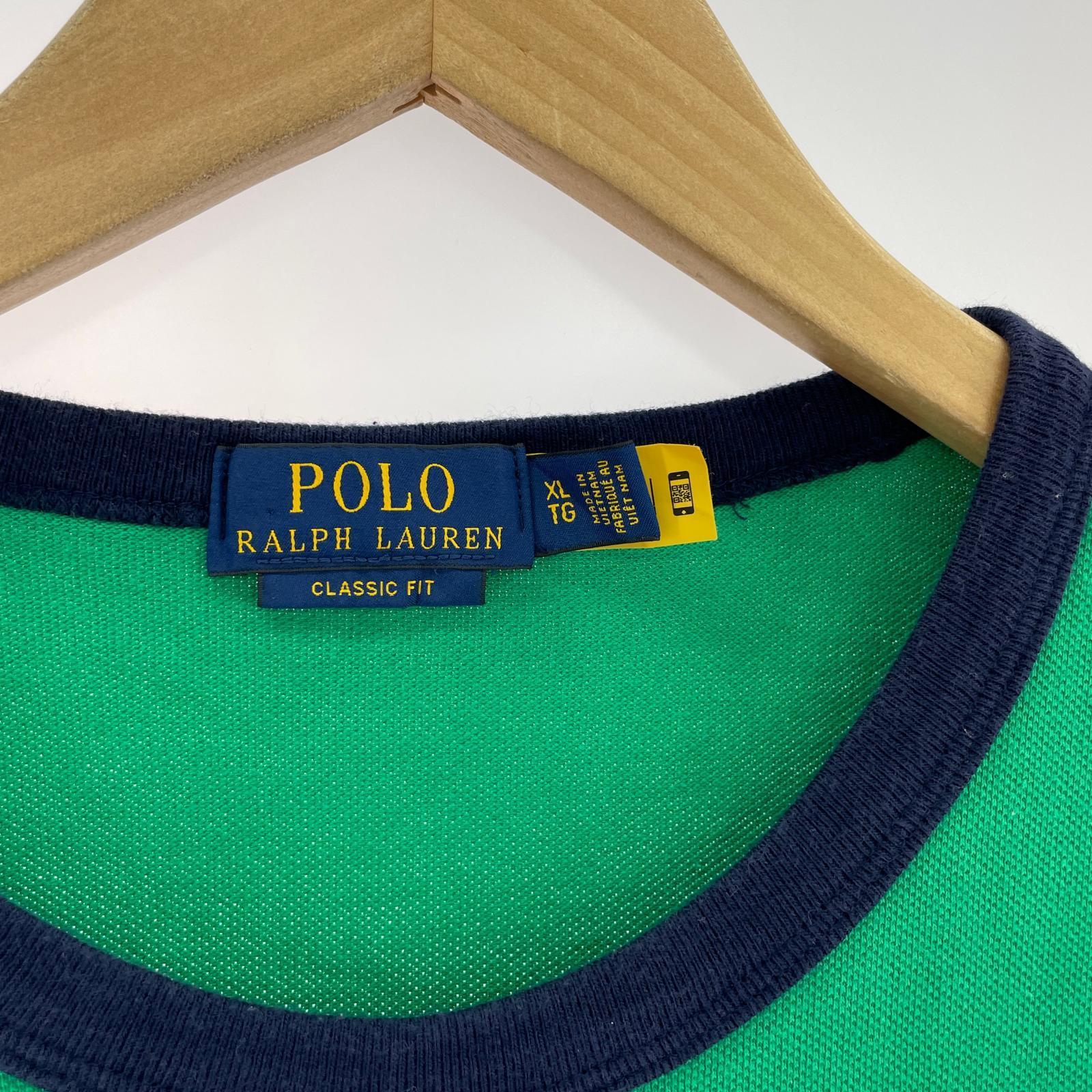 半袖Tシャツ 緑紺TOP グリーン