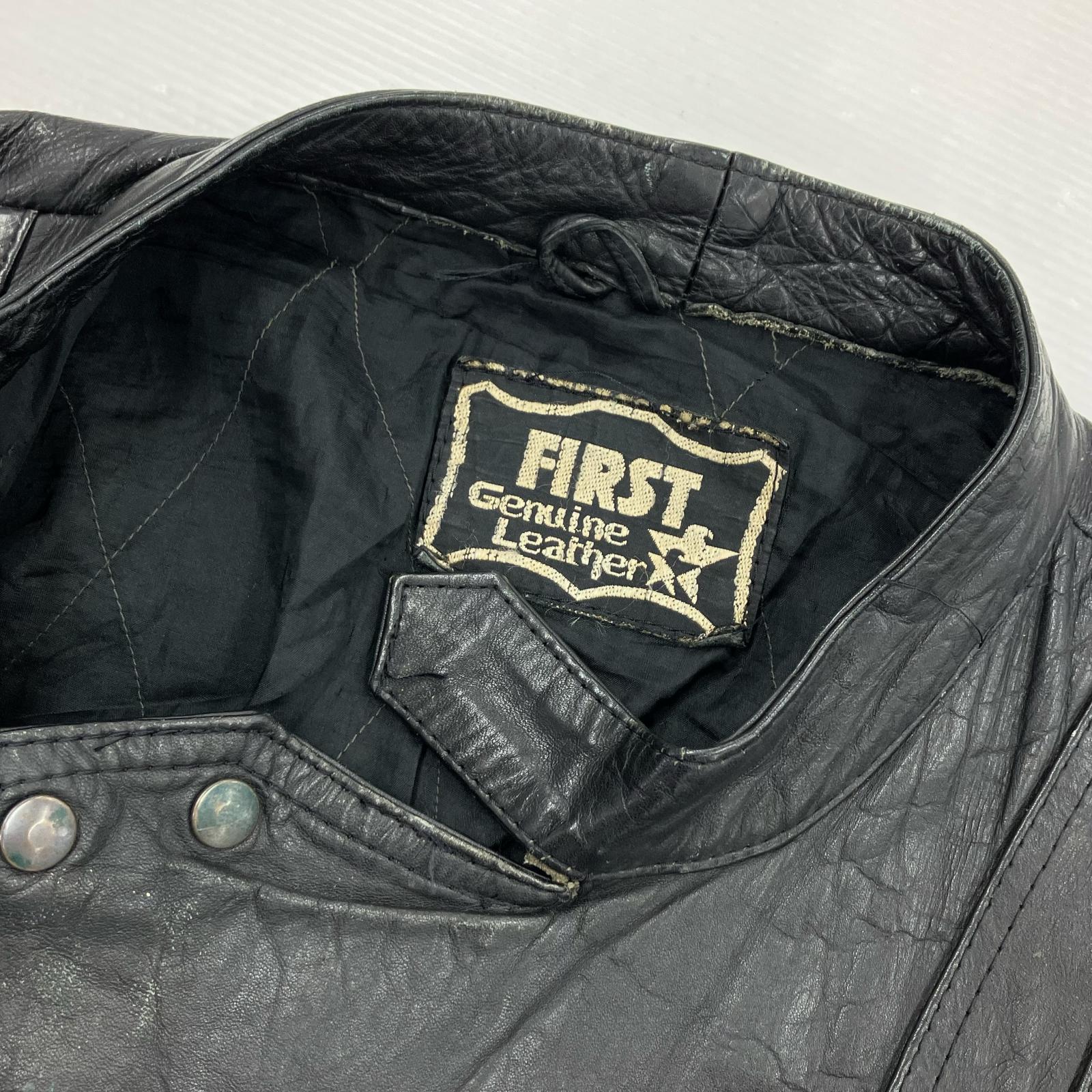 ライダースジャケット First レザージャケット ブラック ブラック