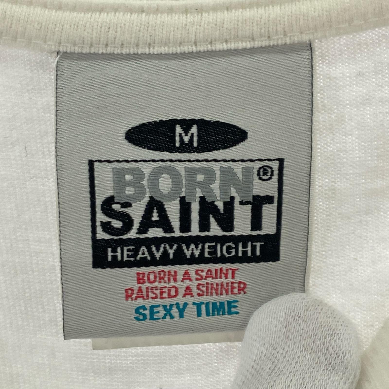 半袖Tシャツ BORN SAINT Tサyツ M ホワイト