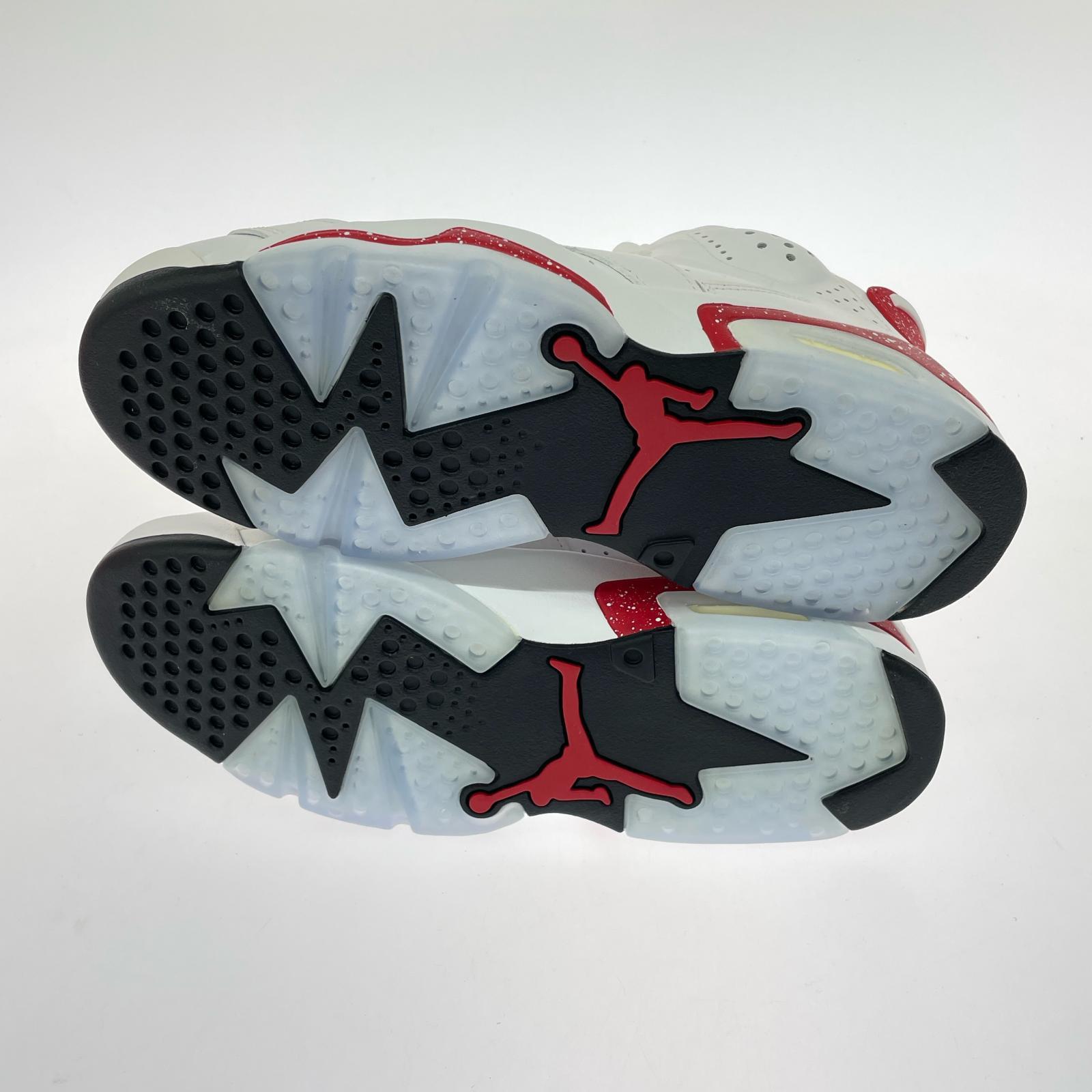 スニーカー AIR JORDAN 6 RETRO RED OREO (27.5) 27.5cm (US9 1/2 UK9 EU45) ホワイト