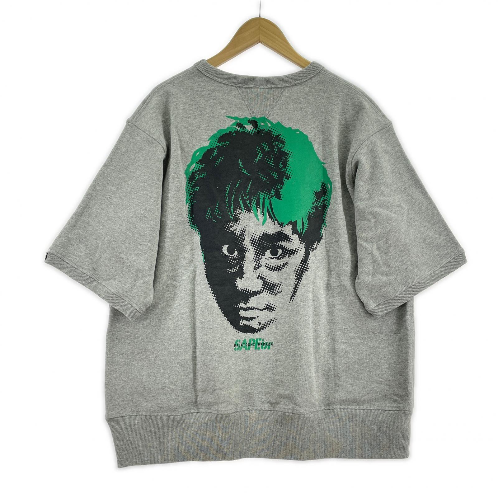 スウェット ×浜田雅功 S/S スウェットシャツ GRY L L グレー