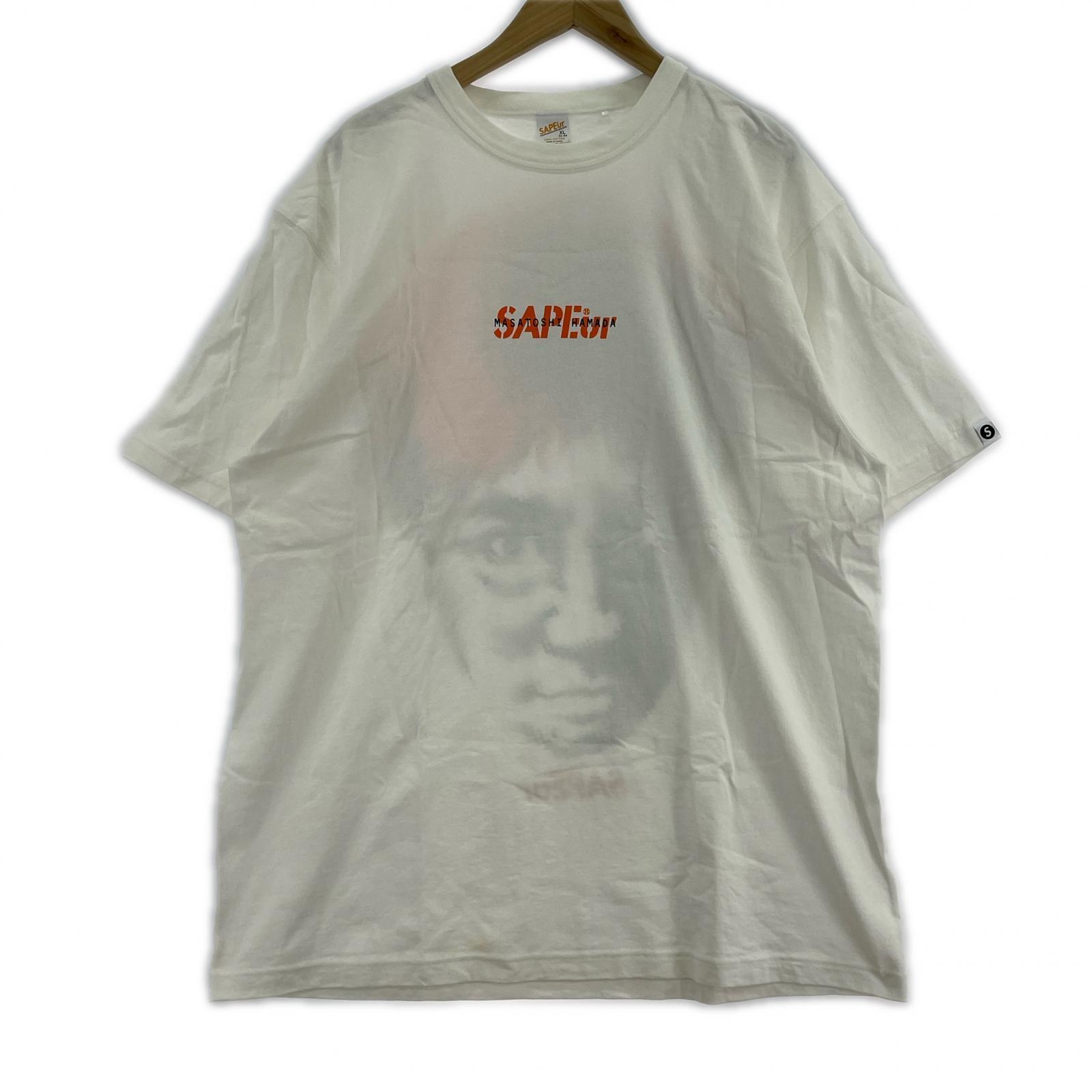 半袖Tシャツ ×浜田雅功 WHT XL ホワイト
