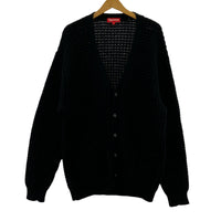 カーディガン 21AW Waffle Knit Cardigan 黒 (M) M ブラック
