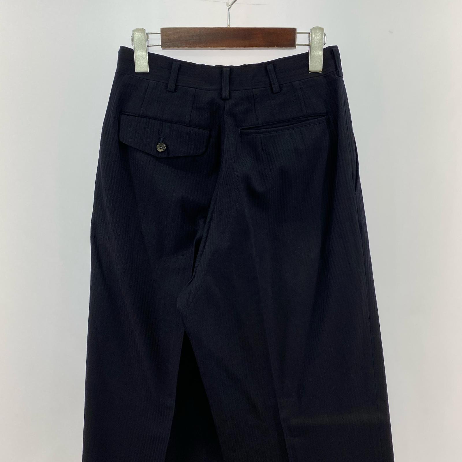 テーラードジャケット HOMME/HS-05011S/90s/ストライプ/紺 S ブラック