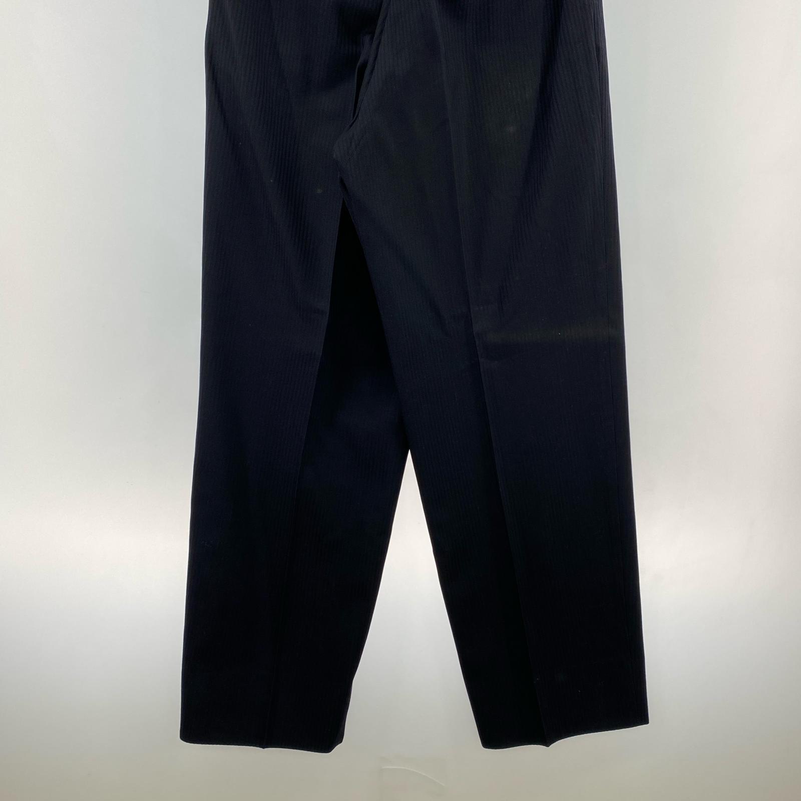 テーラードジャケット HOMME/HS-05011S/90s/ストライプ/紺 S ブラック
