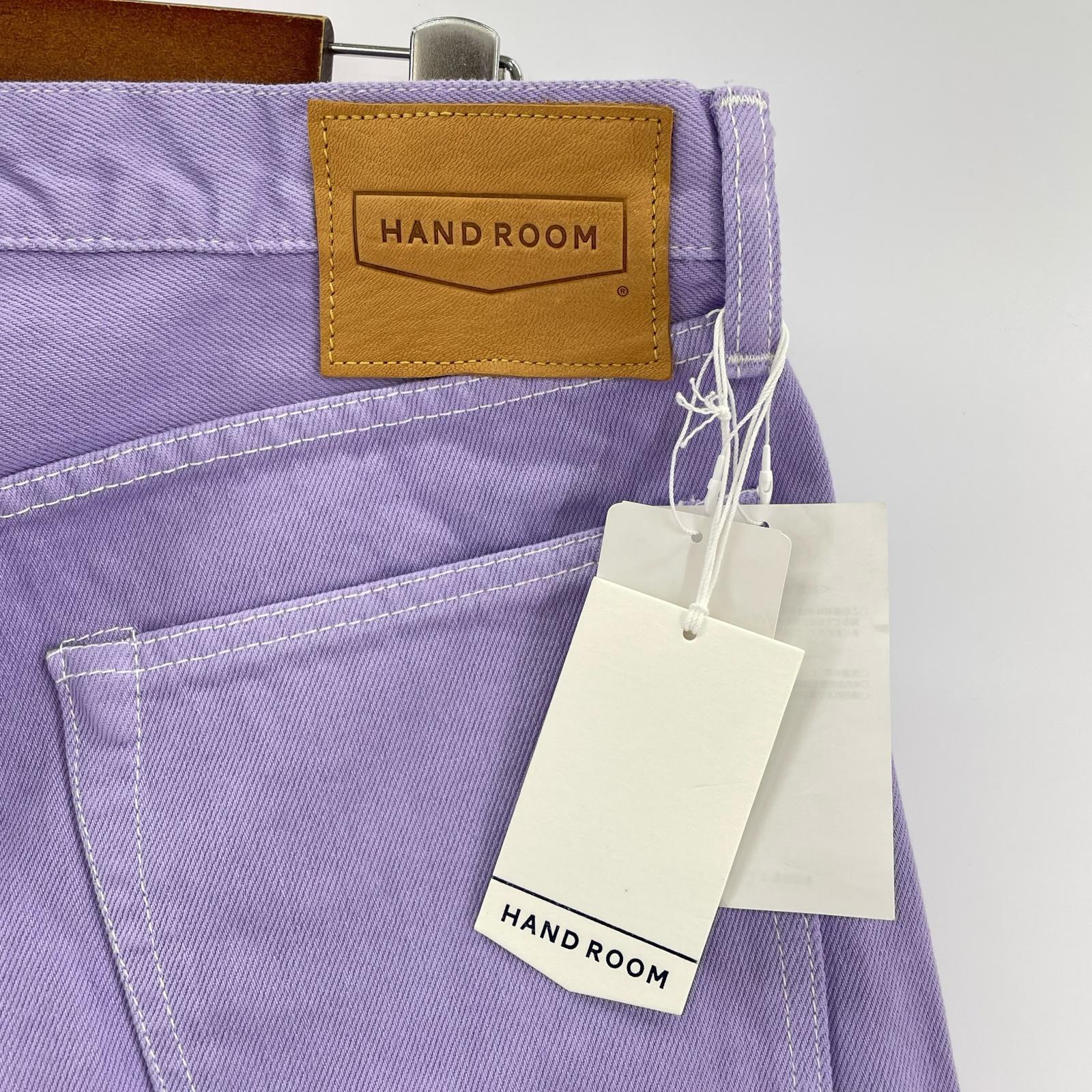 デニムパンツ HAND ROOM カラーデニム L パープル