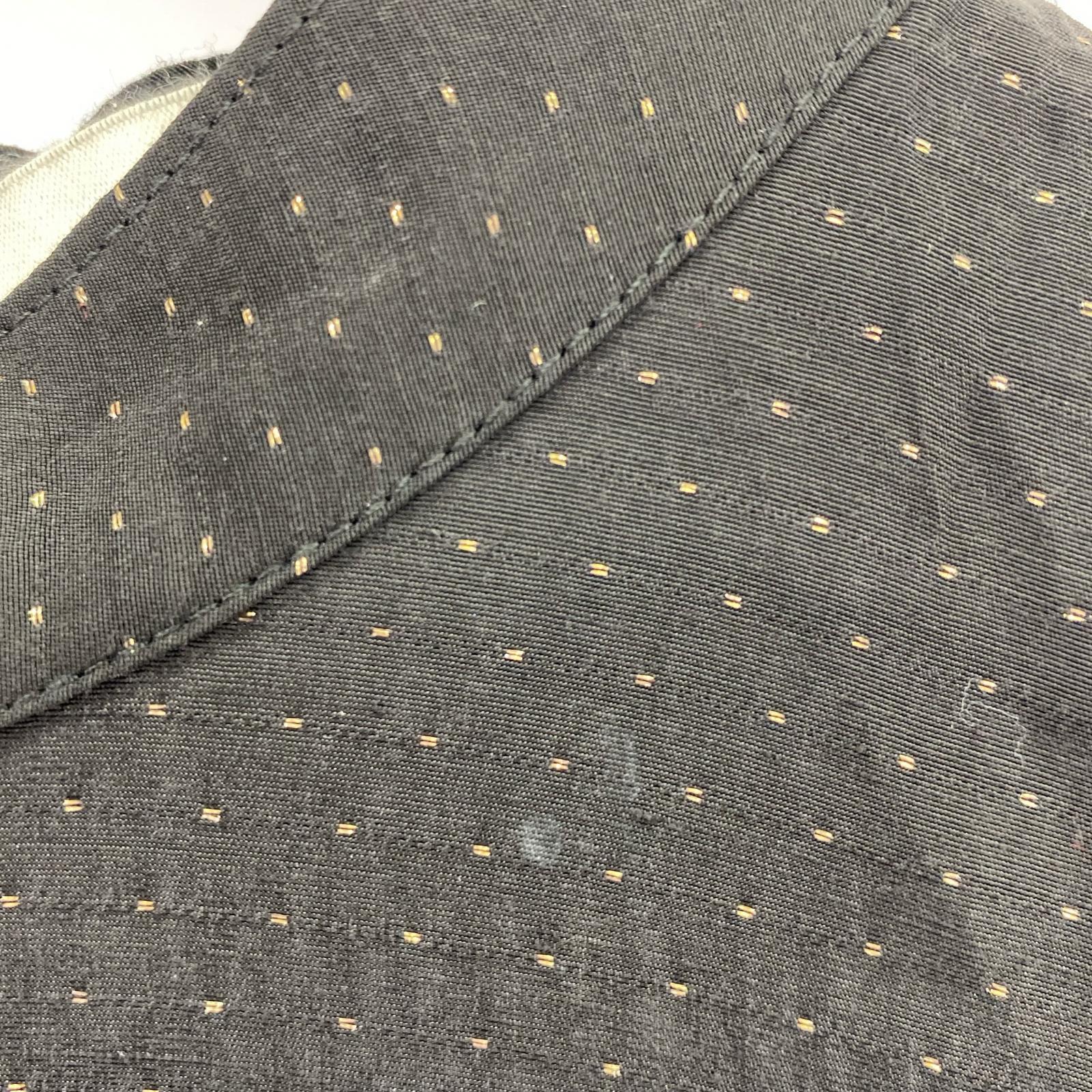 ワンピース LAME DOT FRILL ONE PIECE 黒