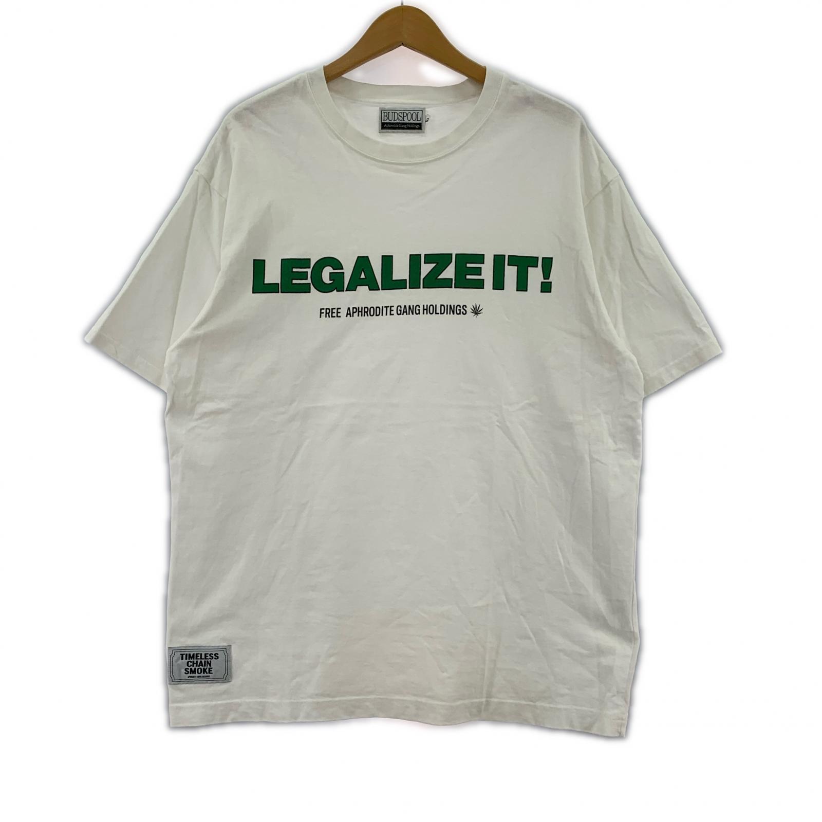 半袖Tシャツ BUDSPOOL 乱達磨 LEGALOZEIT TEE 白 (L) L ホワイト
