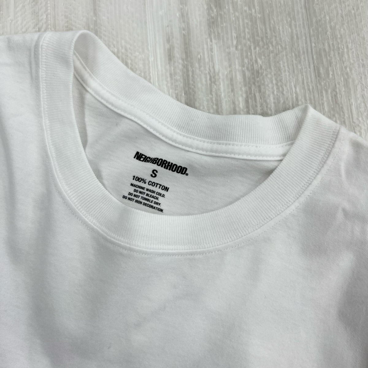 半袖Tシャツ N.H SS-8 TEE/白/S S ホワイト