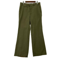 パンツ diolen made in europe ギャバスラックス (33) グリーン