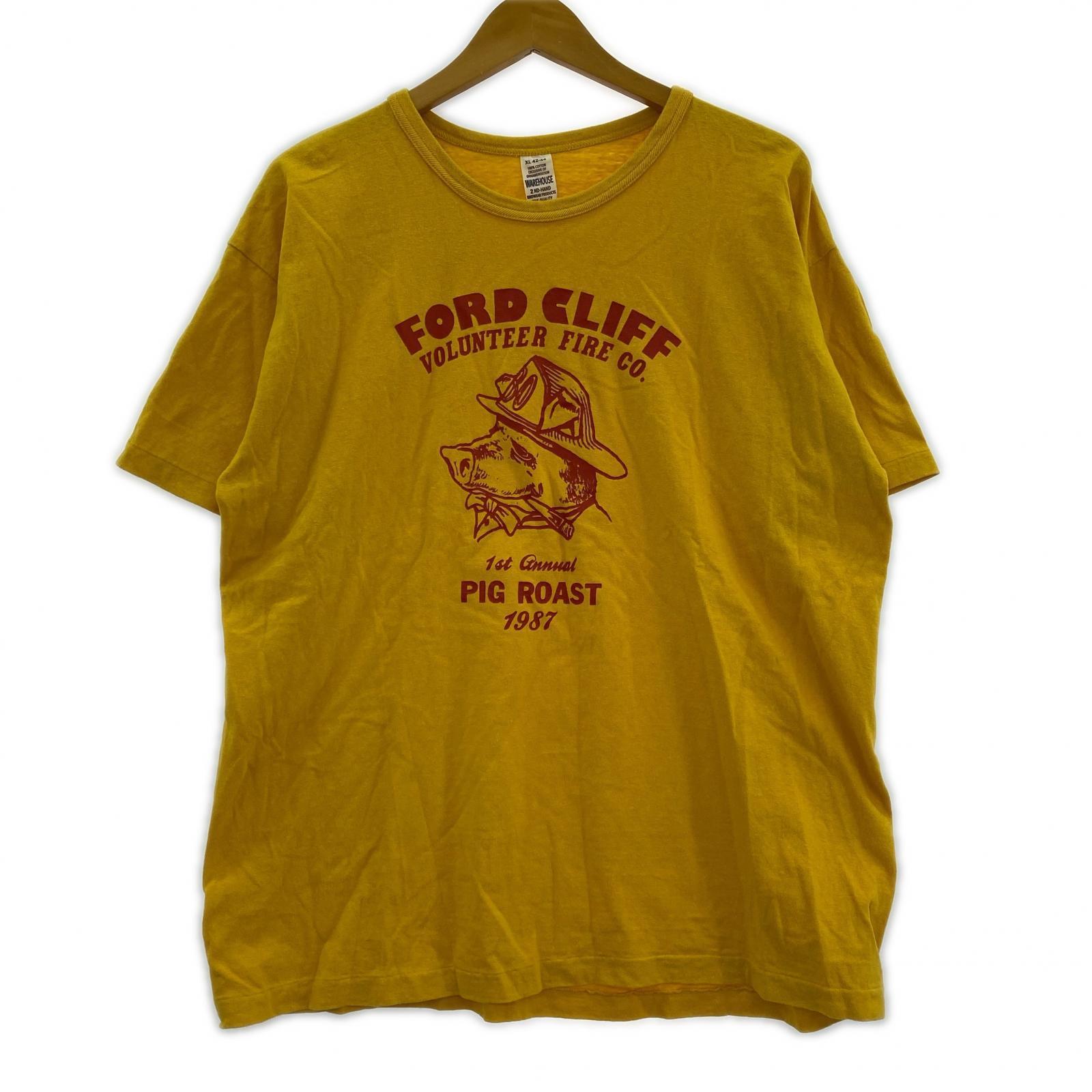 半袖Tシャツ FORD CLIFF XL イエロー