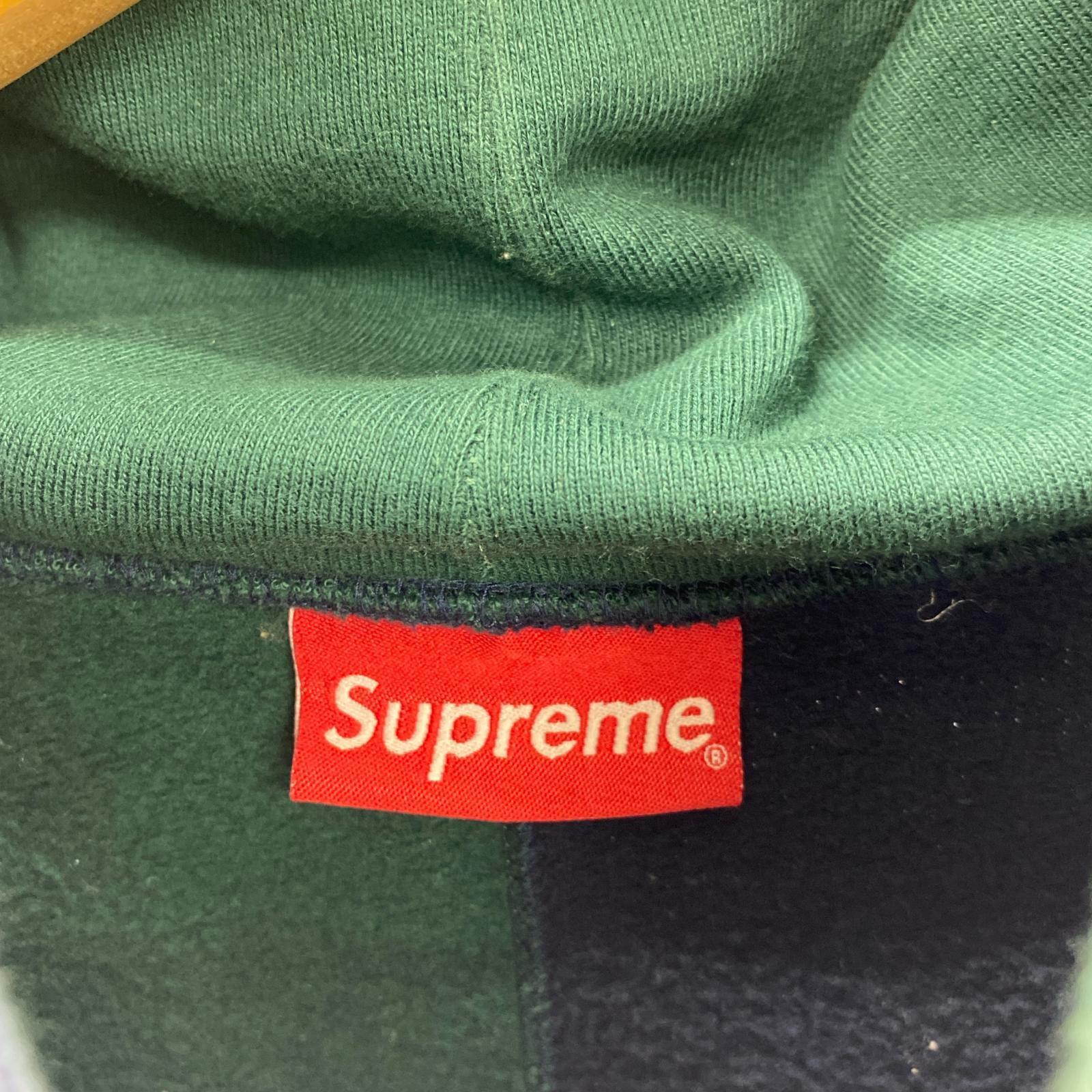パーカー Supreme 18AW Tricolor Hooded Sweatshirt XL マルチカラー