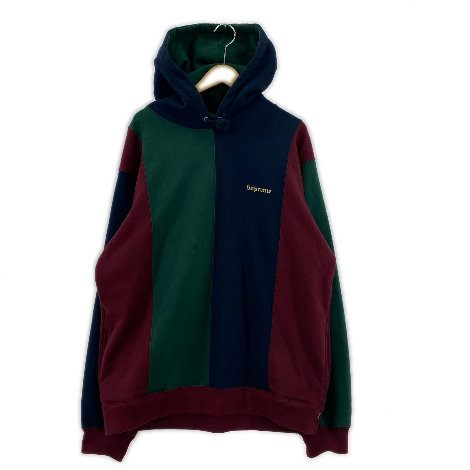 パーカー Supreme 18AW Tricolor Hooded Sweatshirt XL マルチカラー