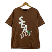 半袖Tシャツ ×HUF 茶 M M ブラウン