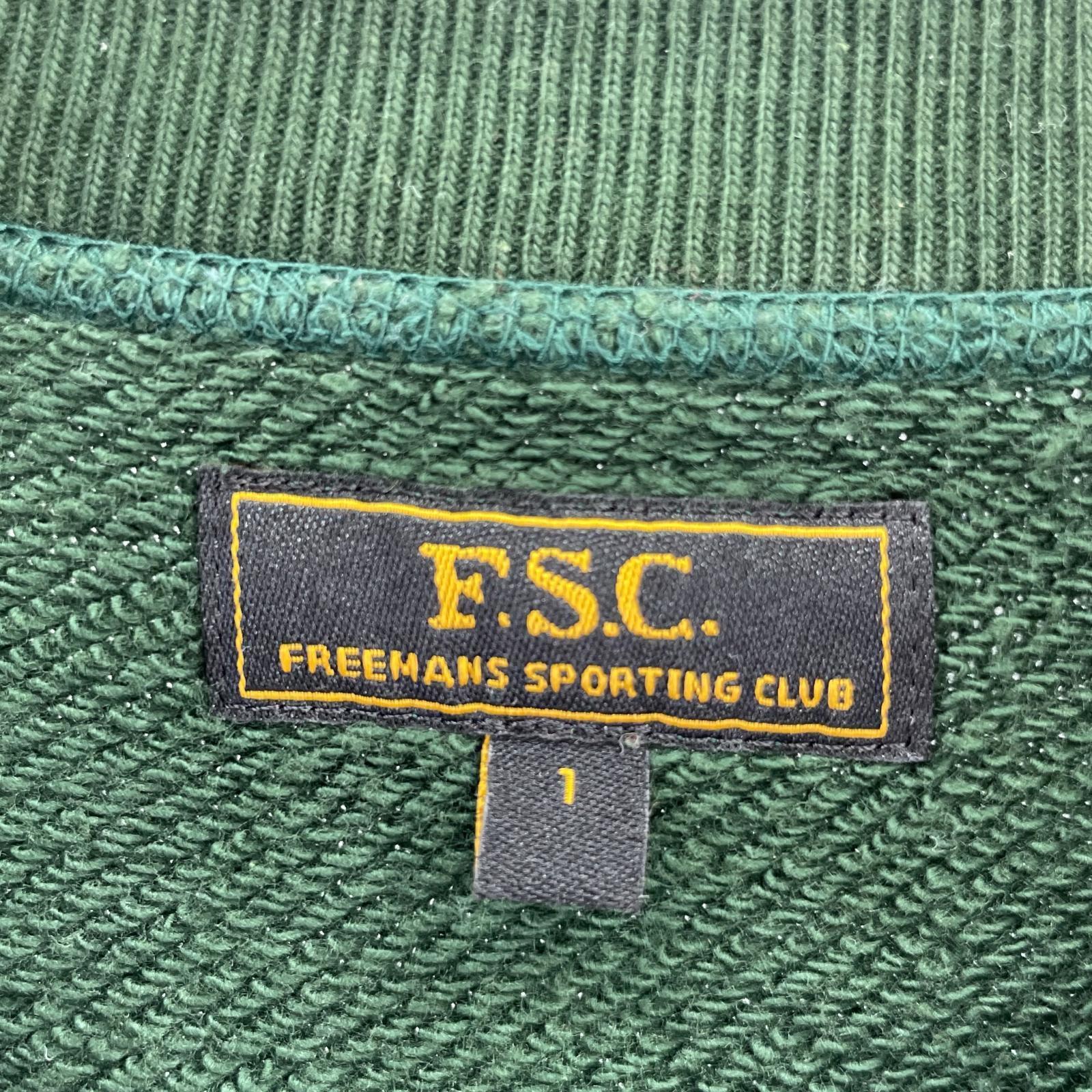 スウェット FREEMANS SPORTING CLUB 緑 (1) 1 グリーン