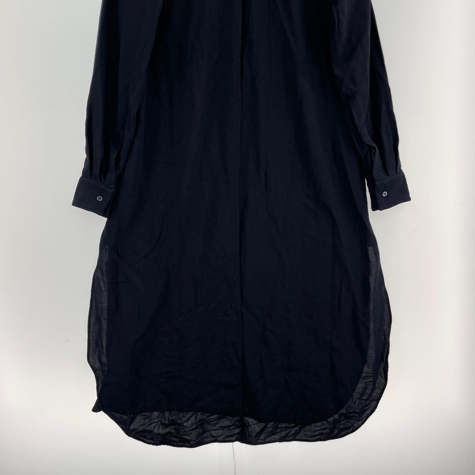 ワンピース STUDIO NICHOLSON 長袖ワンピース 0 ブラック