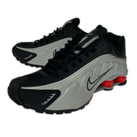 スニーカー Shox R4 Black Metallic Silver 27.5cm 27.5cm (US9 1/2 UK9 EU45) シルバー