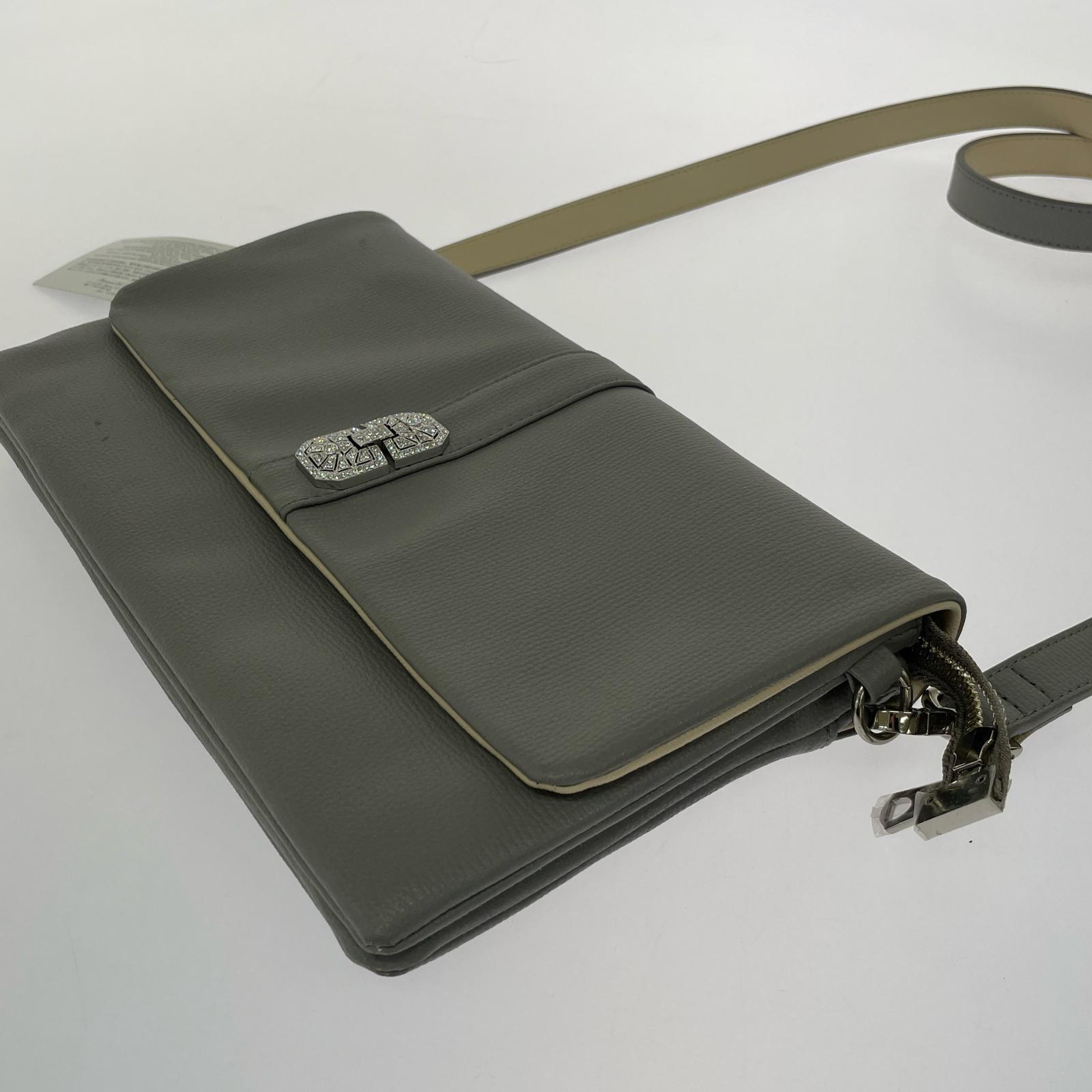 ショルダーバッグ SWAROVSKI グレーバック グレー