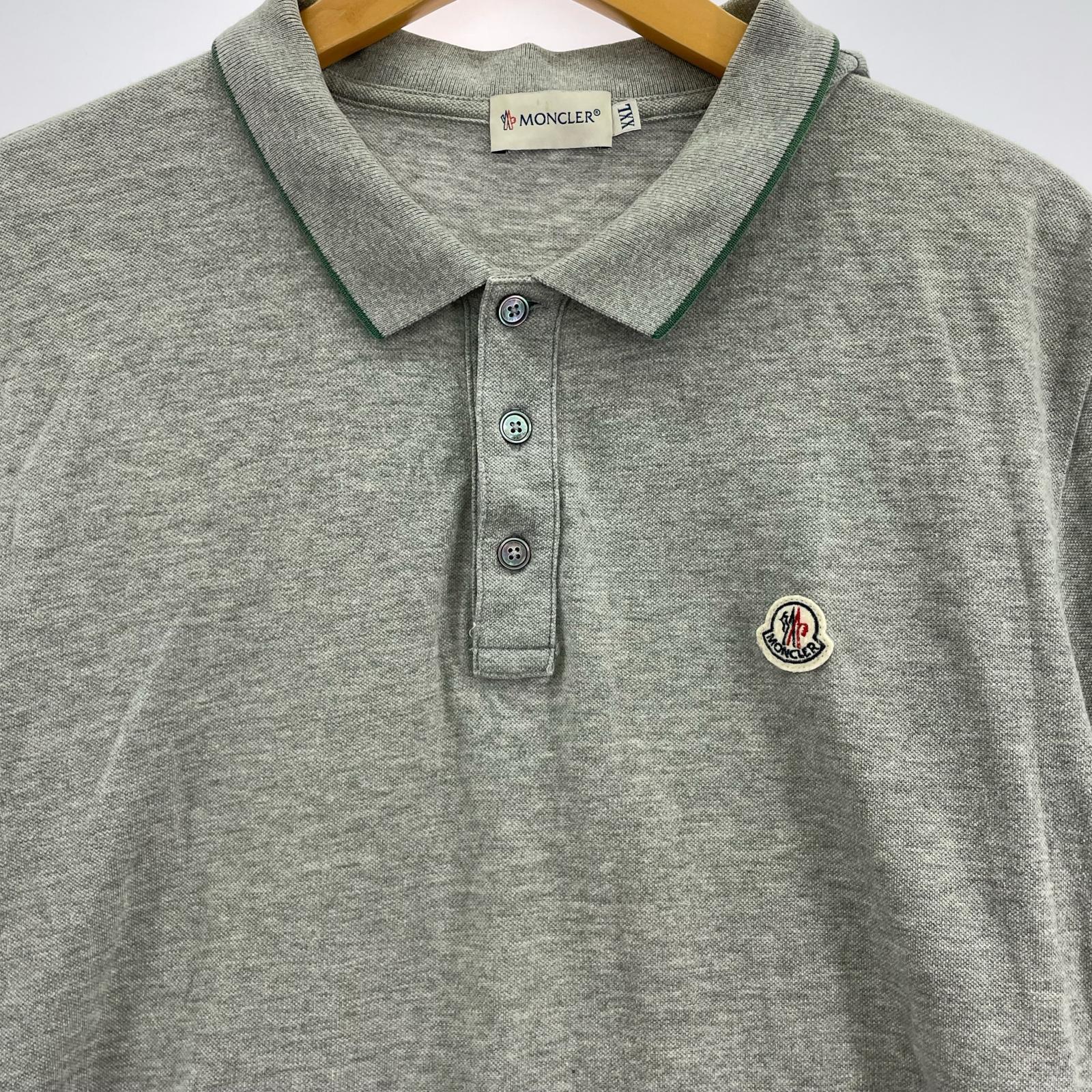 ポロシャツ ポロシャツ グレー XXL グレー