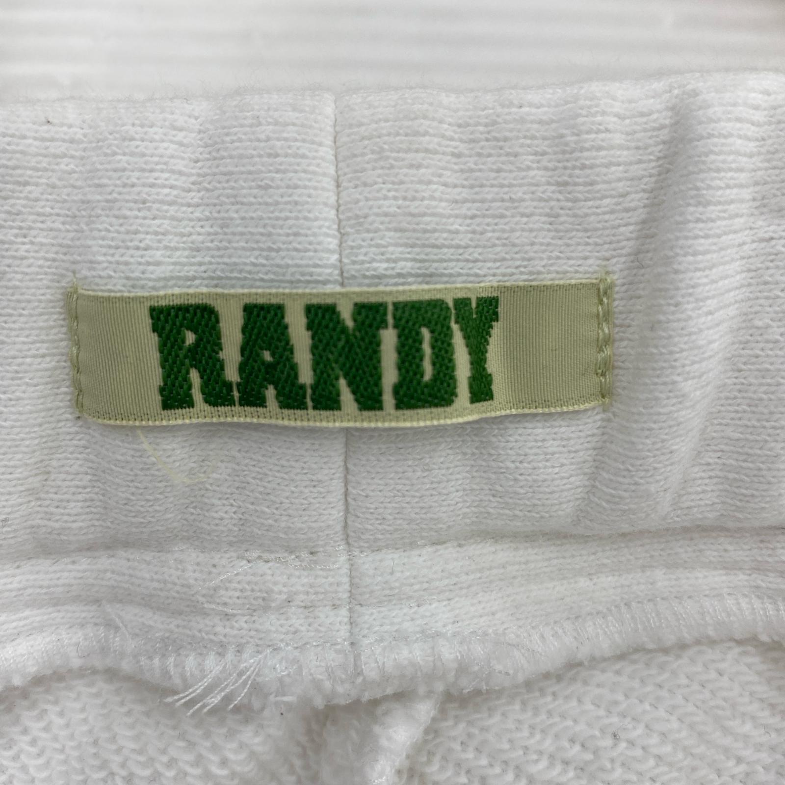 パンツ RANDY 24SS MUSCLE PANTS 2 ホワイト ホワイト