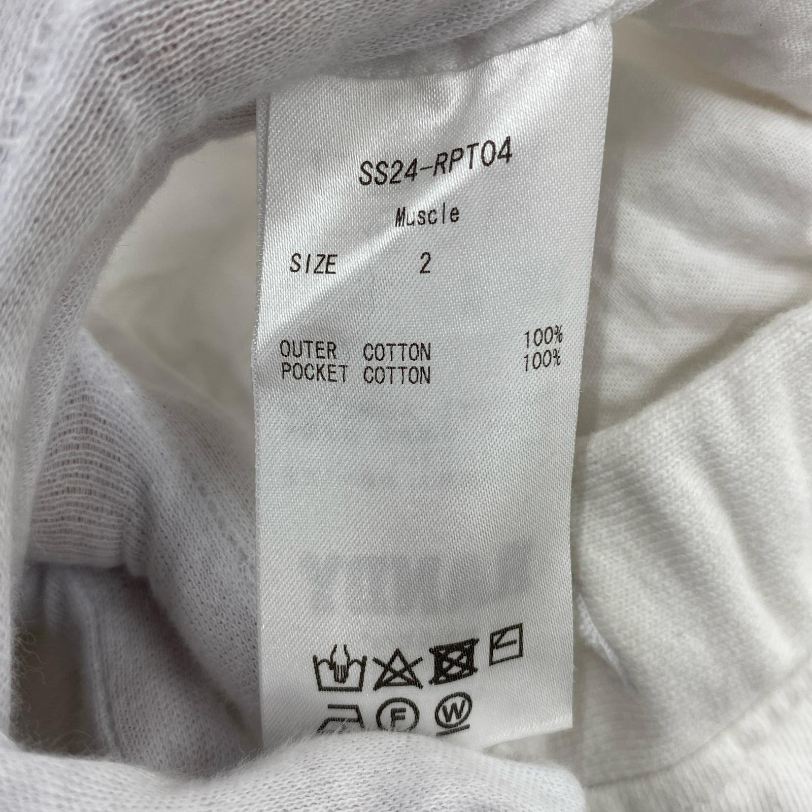 パンツ RANDY 24SS MUSCLE PANTS 2 ホワイト ホワイト