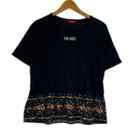 半袖Tシャツ イチゴ L ブラック