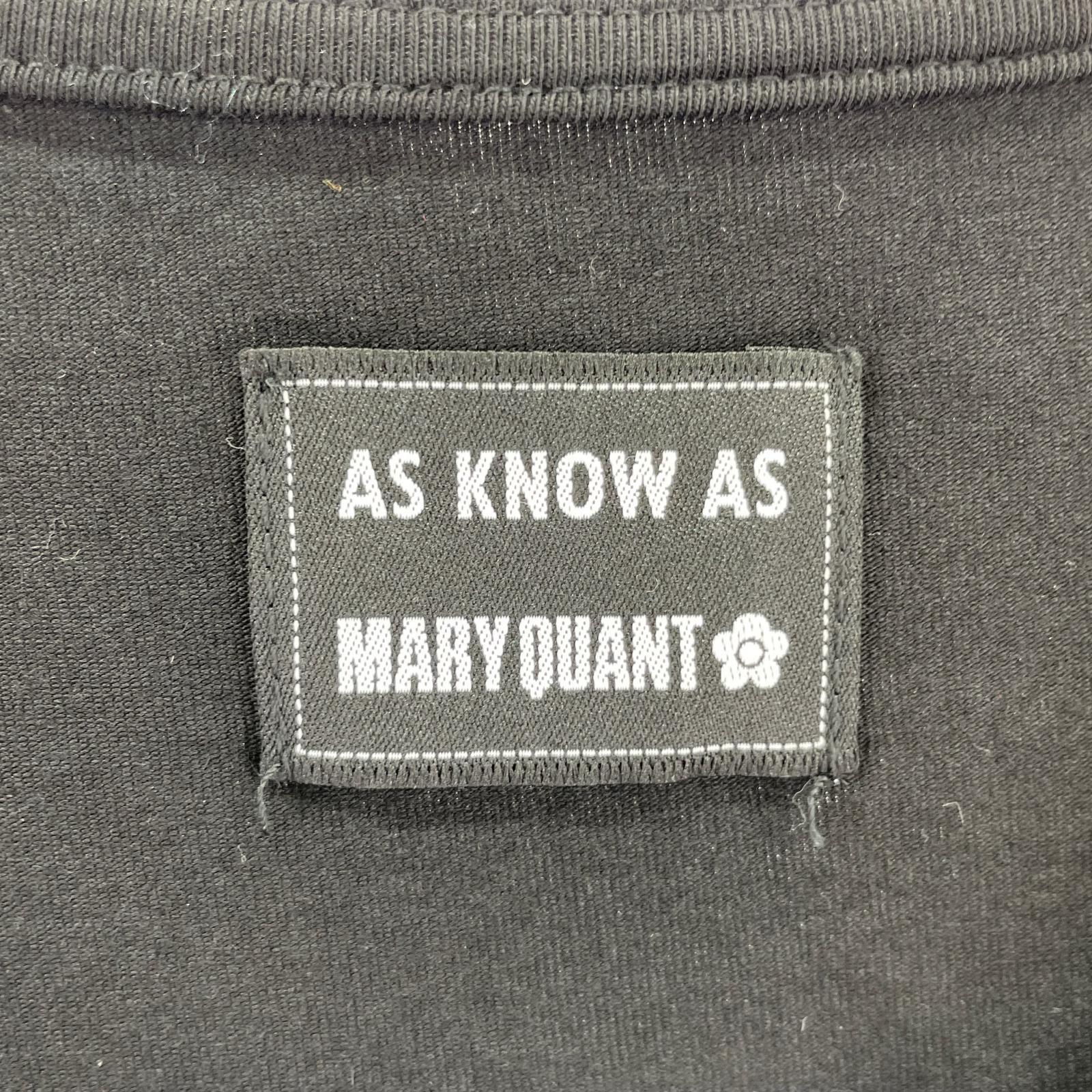 半袖Tシャツ As know AS MARY QUANT 変形プルオーバー フリー ブラック