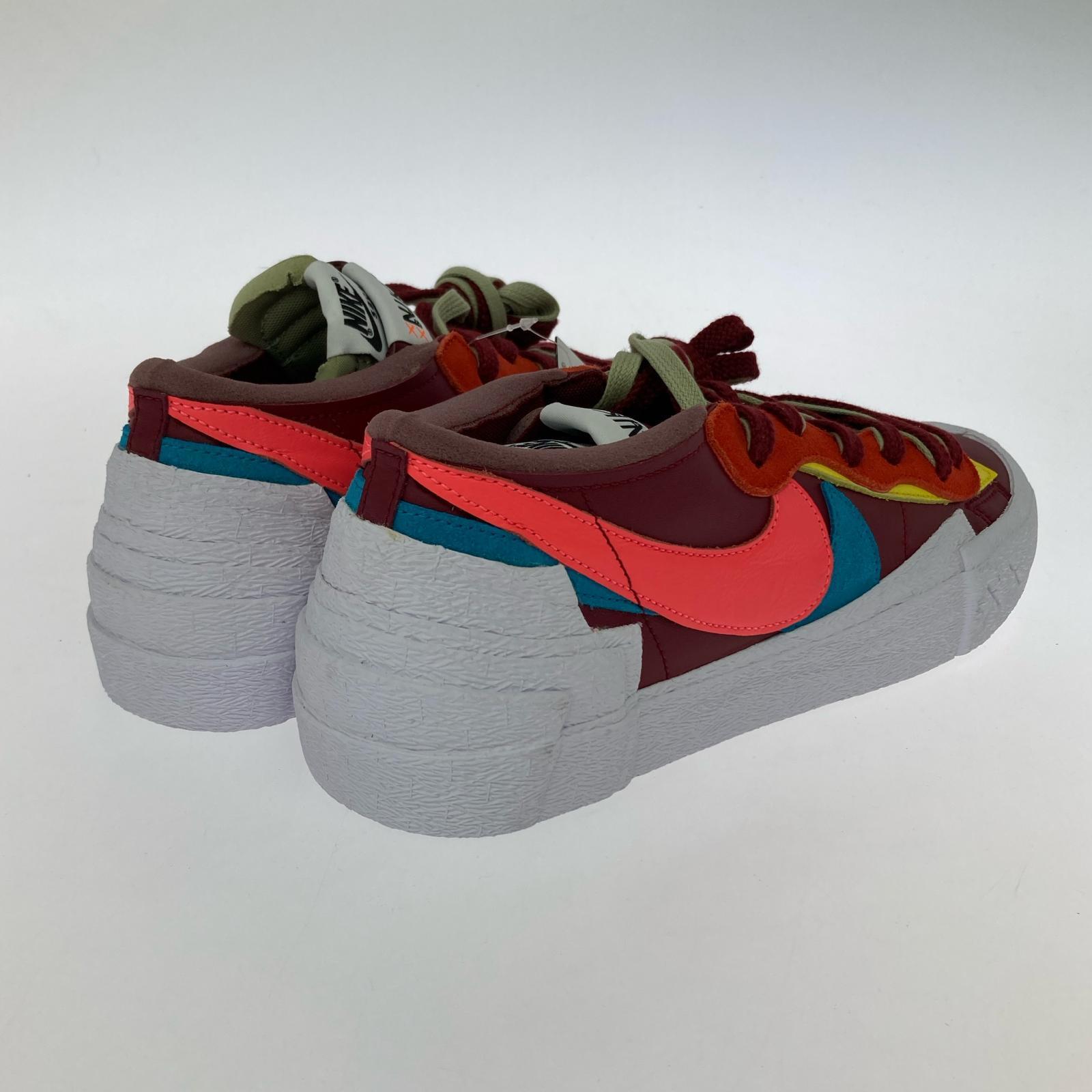 スニーカー ×NIKE ×KAWS BLAZER LOW (28.0cm) 28cm (US10 UK9 1/2 EU46) レッド