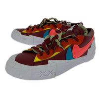 スニーカー ×NIKE ×KAWS BLAZER LOW (28.0cm) 28cm (US10 UK9 1/2 EU46) レッド
