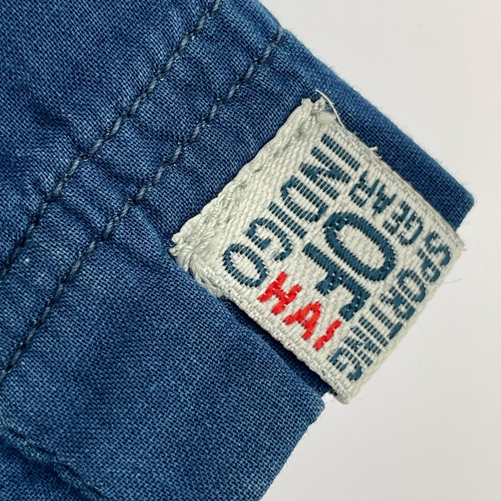 半袖シャツ HAI SPORTING GEAR インディゴシャツ M ブルー