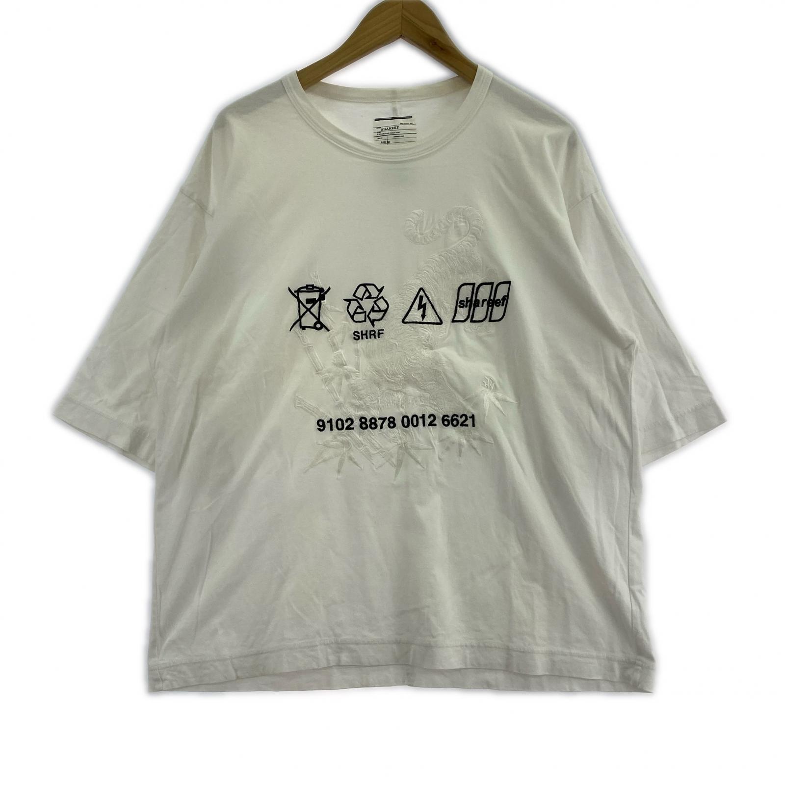 半袖Tシャツ ×STUDIOUS EMBROIDERY BIG TEE 白 (1) 1 ホワイト