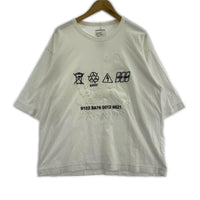 半袖Tシャツ ×STUDIOUS EMBROIDERY BIG TEE 白 (1) 1 ホワイト