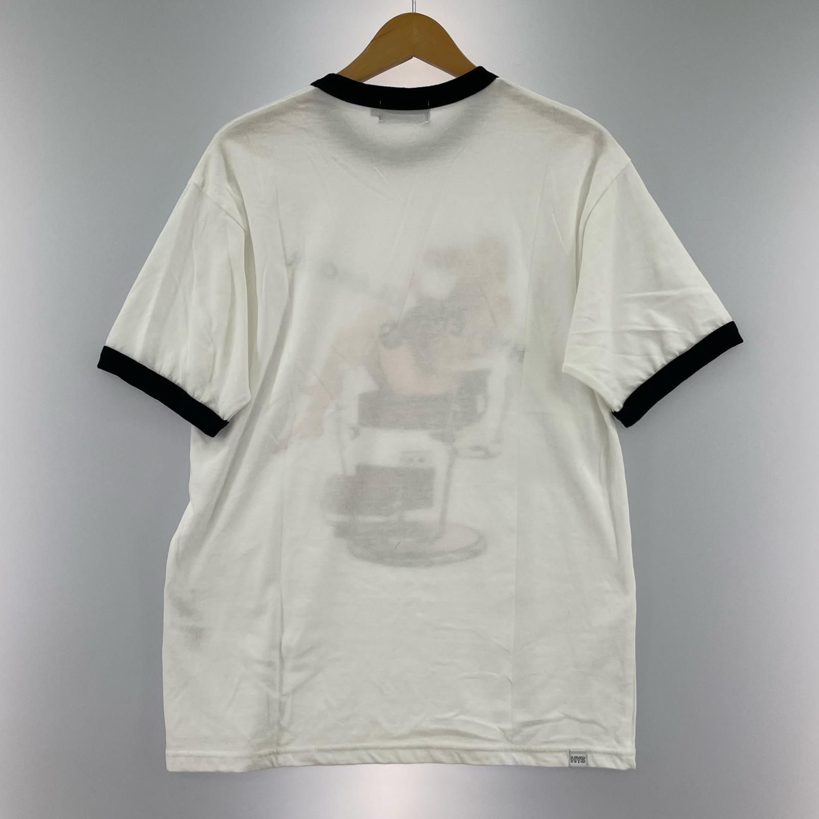 半袖Tシャツ リンガー ガールプリントT ホワイト M M ホワイト