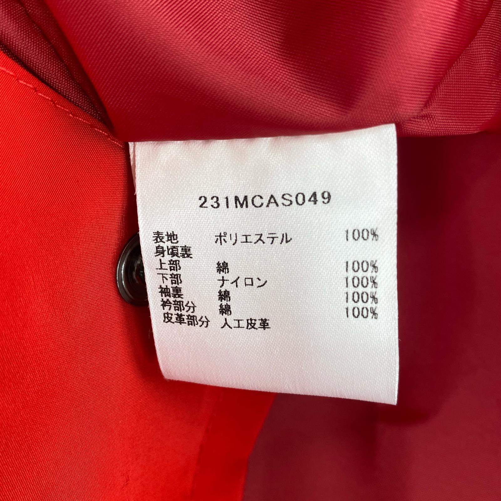 ブルゾン 231MCAS049 size38 38 レッド