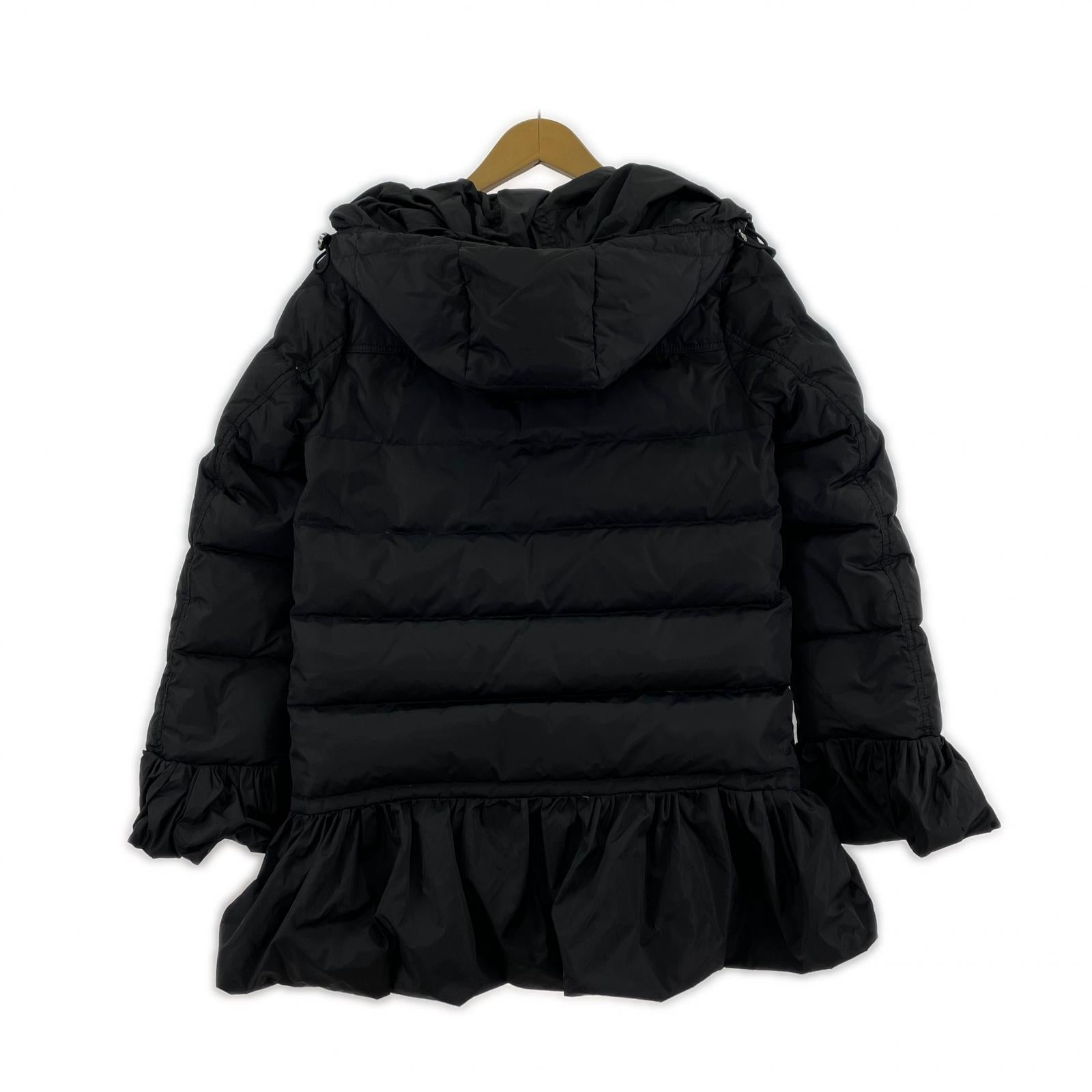 ダウンジャケット 14AW SERRE GIUBBOTTO フリルダウン ブラック