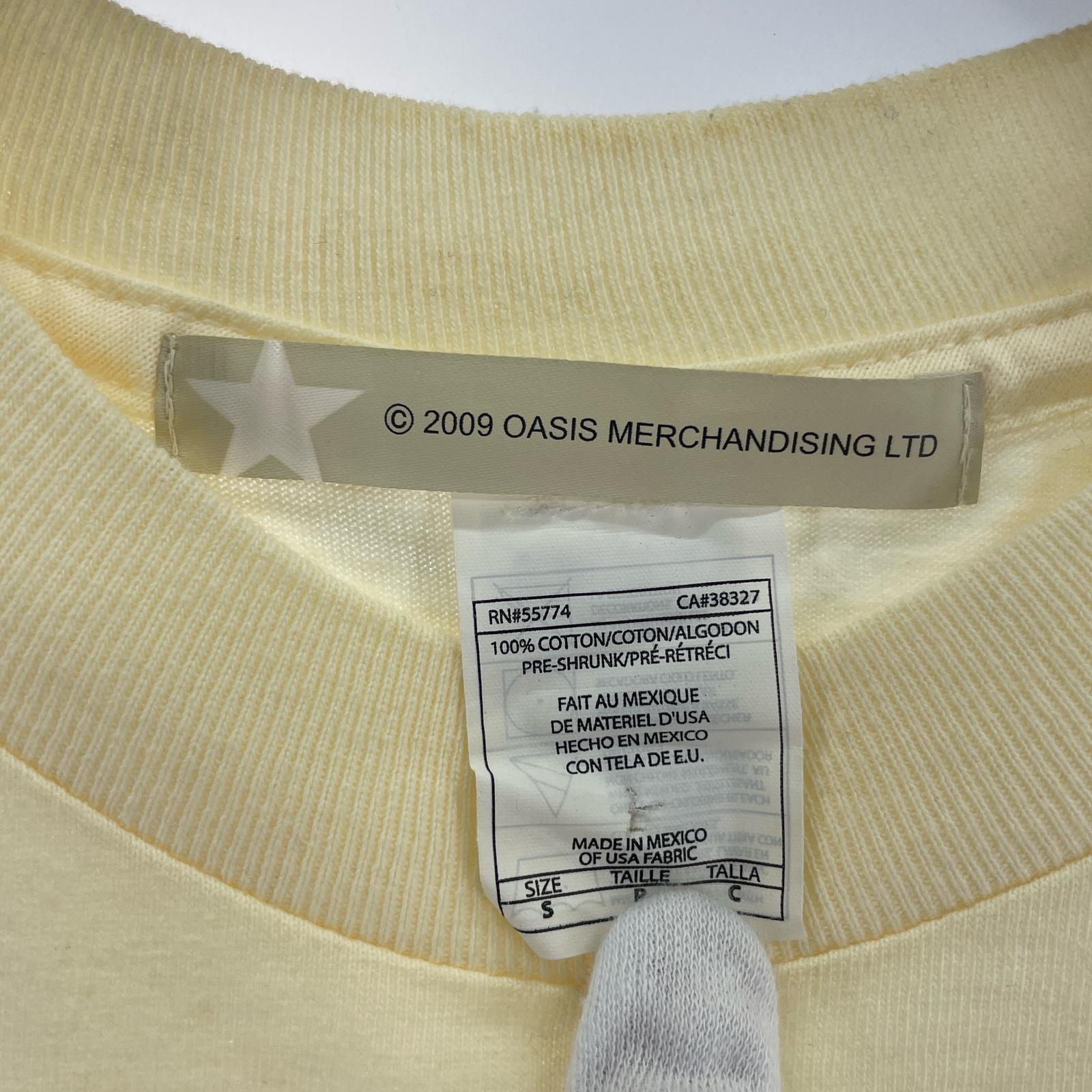 半袖Tシャツ OASIS 2009 オフィシャル S/Sカットソー ベージュ (S) S ベージュ